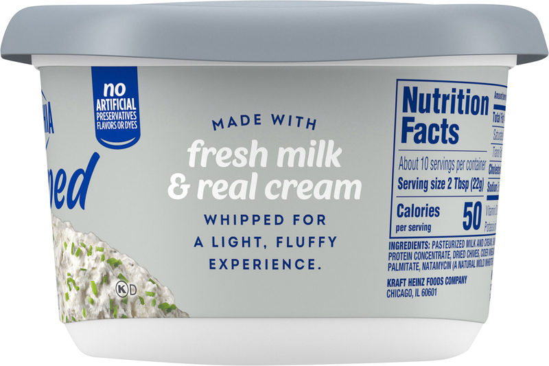 Philadelphia Whipped Flavored Cream Cheese Spread, 1 Tub, for