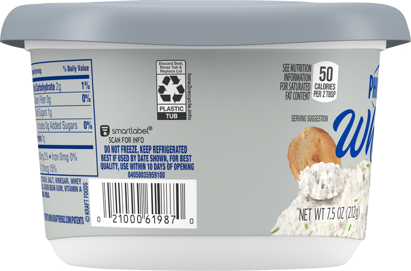 Philadelphia Whipped Flavored Cream Cheese Spread, 1 Tub, for
