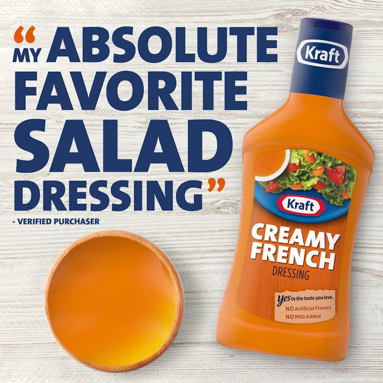 kraft classic french dressing Kraft Dressing, Anything, Creamy French (8 fl oz) Delivery or Pickup Near Me