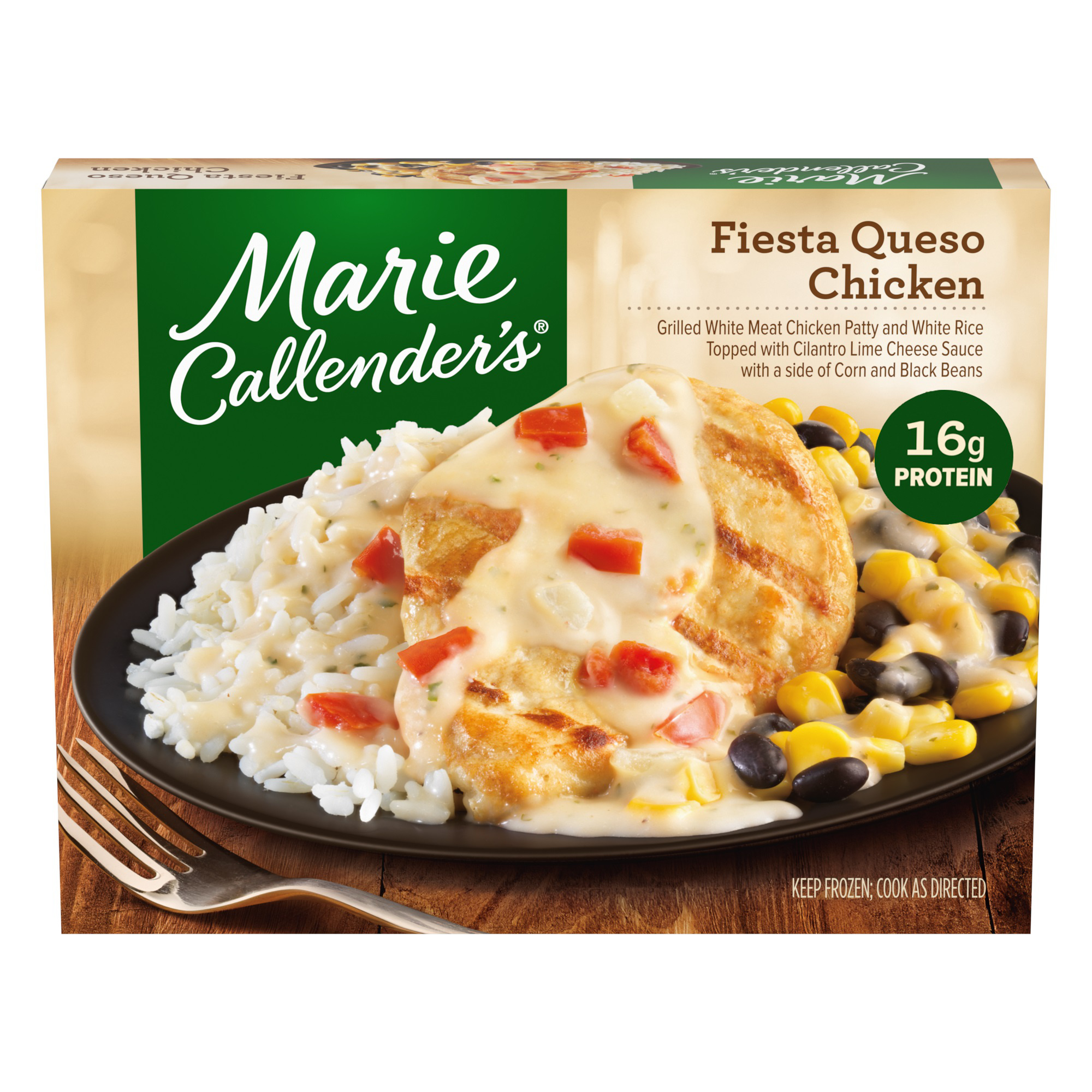 Marie Callender's Fiesta Queso Chicken, Frozen Meal, 12 oz