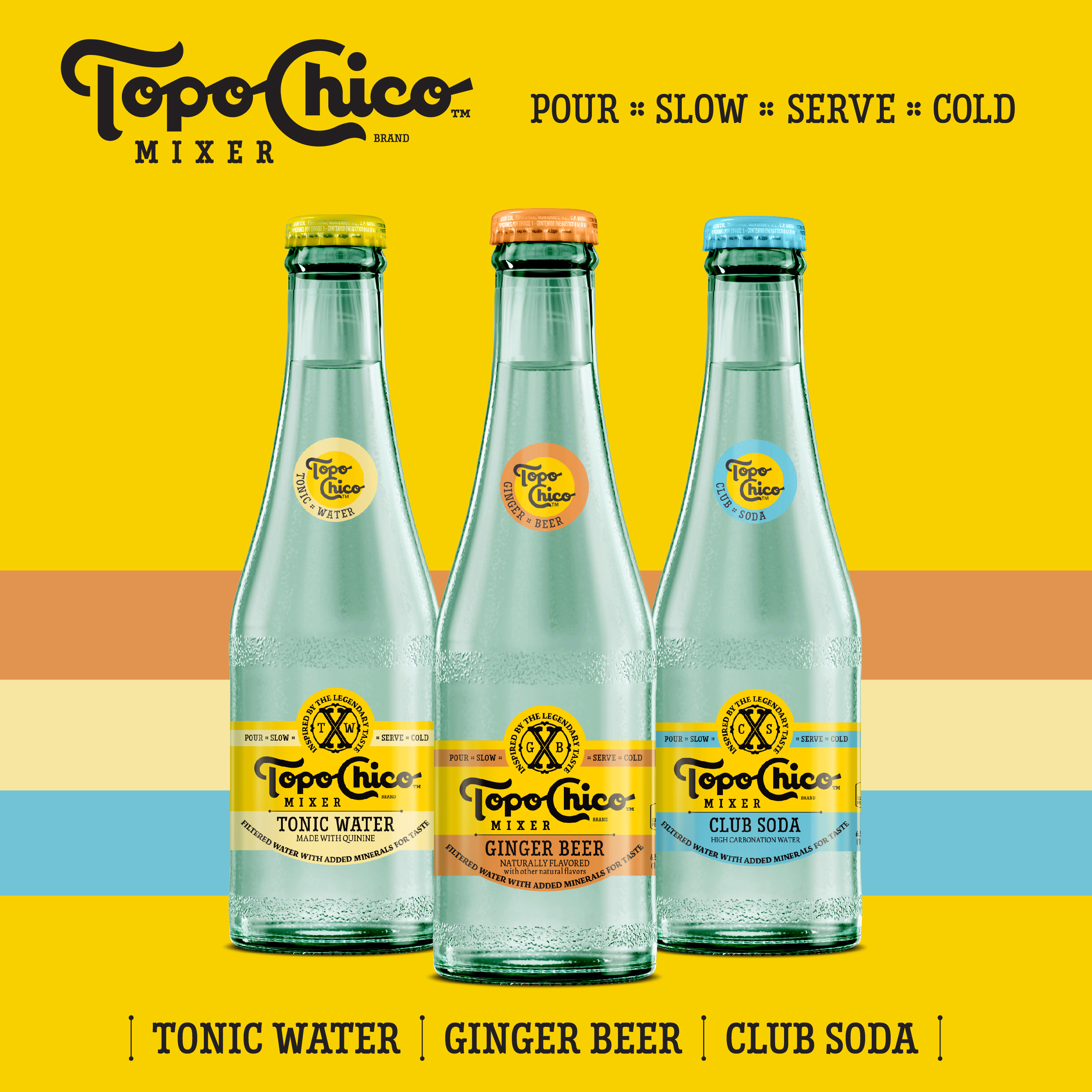 Topo Chico Mixer, Ginger Beer Drinks Mixer, 7.1 fl oz Glass