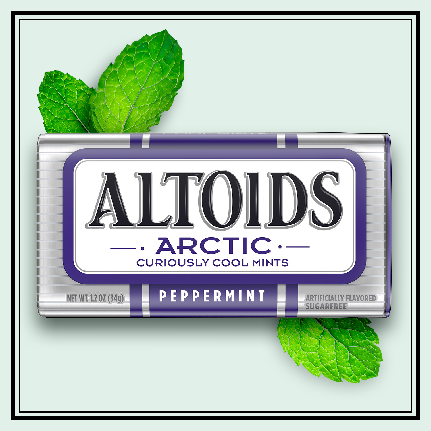 ALTOIDS Arctic Peppermint Sugar Free Breath Mints, Single Pack