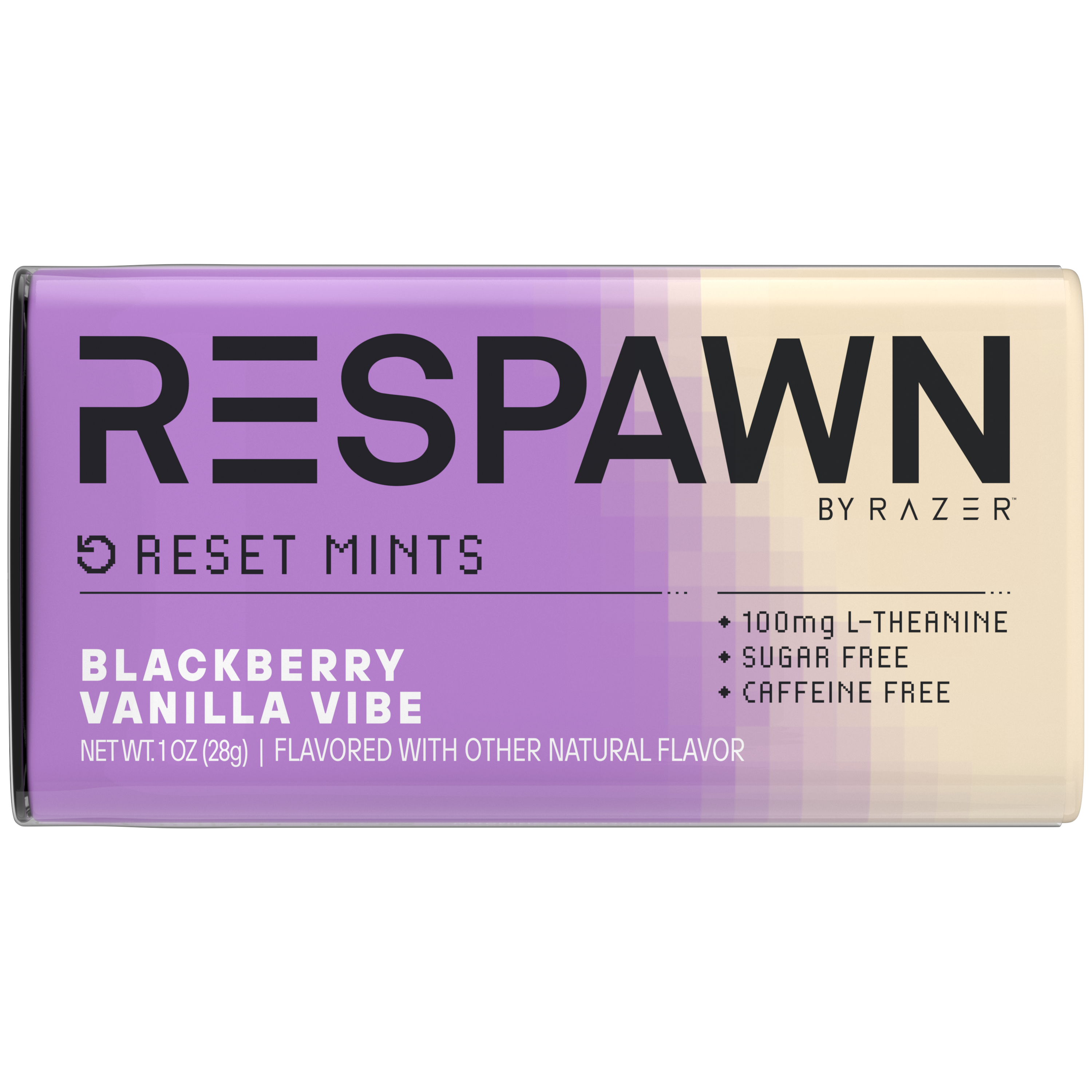RESPAWN BY RAZER Blackberry Vanilla Sugar Free Mints, 1 Oz Pack