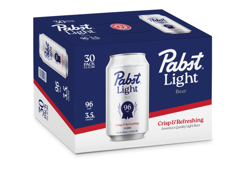 Pabst Blue Ribbon Pabst Light Beer, 30 Pack, 12 fl oz Cans | Giant