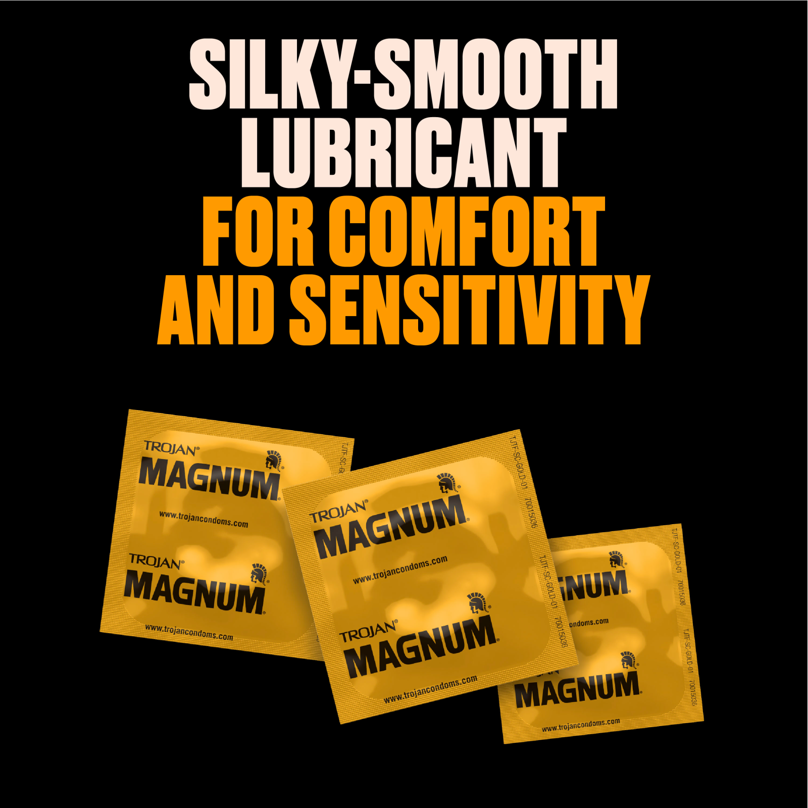 magnum lubricated condoms Trojan Magnum Ecstasy Large Size Condoms - 10 Count main image 1
