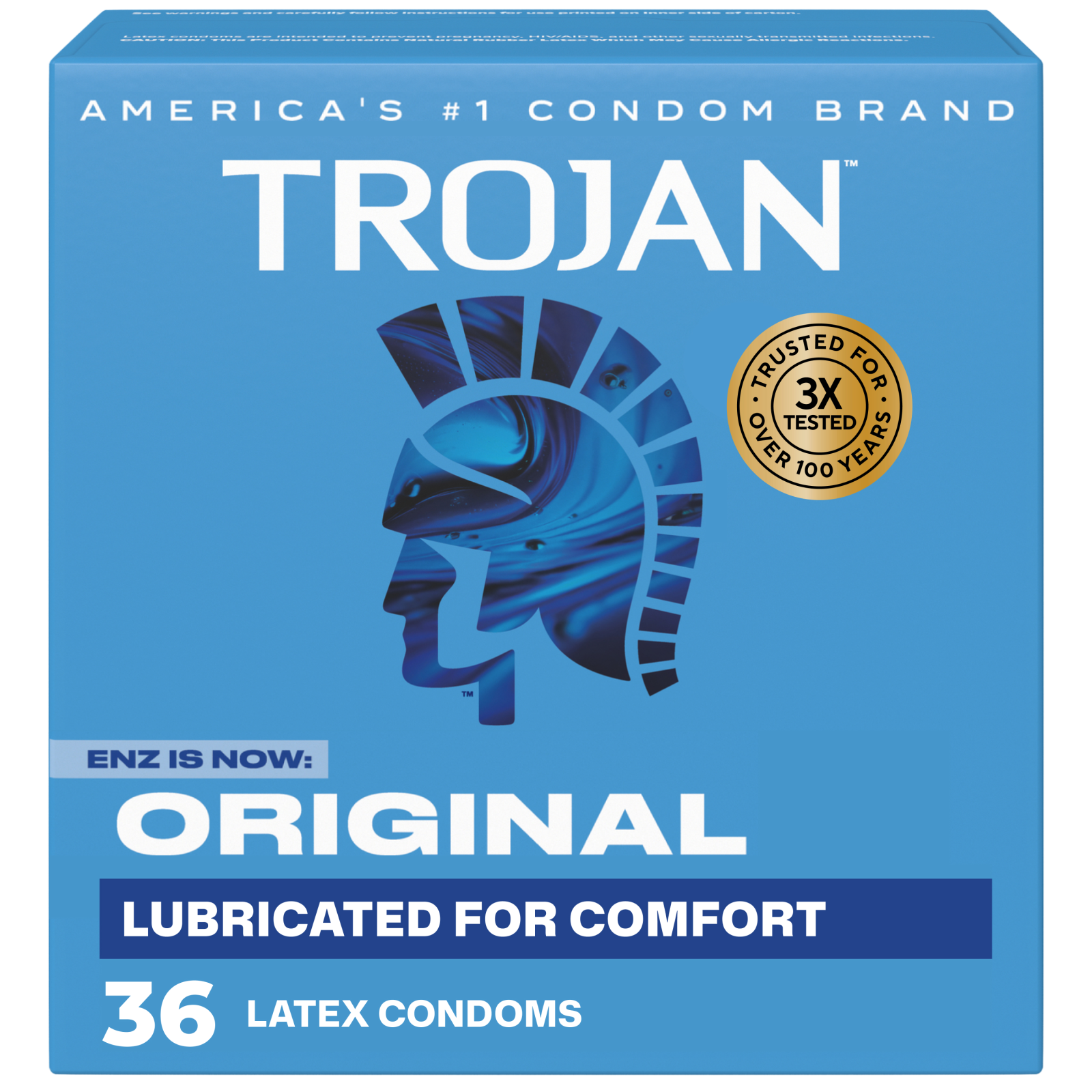 Trojan Original Latex Lubricated Condoms for Men, Classic Straight Shape,  36 Count | Giant Eagle | Because It Matters
