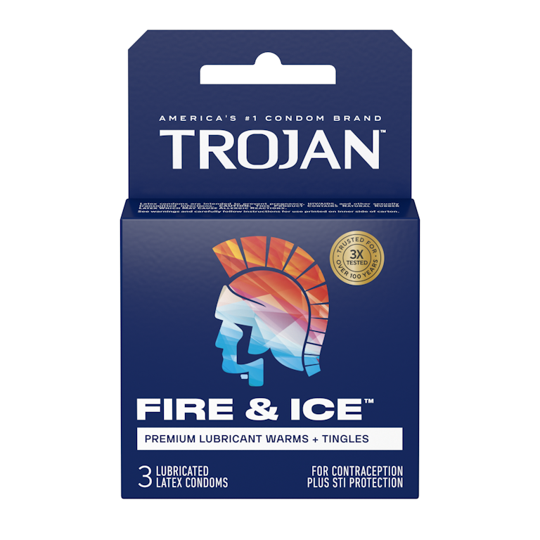 Trojan Fire & Ice Lubricated Latex Condoms with Warming and Tingling Lubricant, 3 Count | Giant Eagle | Because It Matters | Grocery Store & Pharmacy Trojan Fire & Ice Lubricated Latex Condoms with Warming and Tingling Lubricant, 3 Count | Giant Eagle | Because It Matters | Grocery Store & Pharmacy