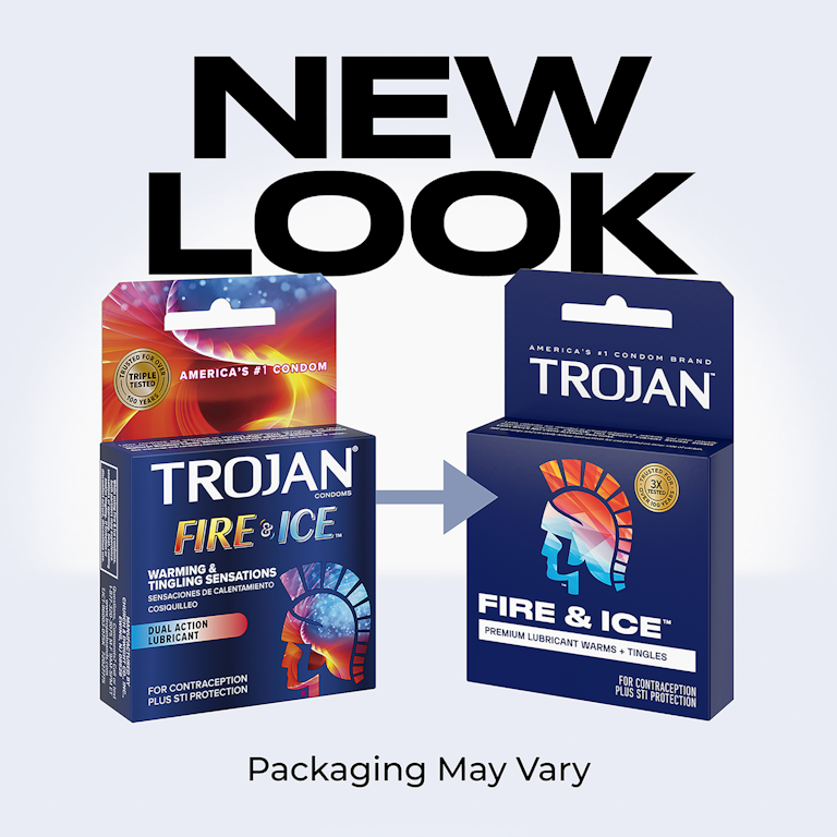 Trojan Fire & Ice Lubricated Latex Condoms with Warming and Tingling Lubricant, 3 Count | Giant Eagle | Because It Matters | Grocery Store & Pharmacy Trojan Fire & Ice Lubricated Latex Condoms with Warming and Tingling Lubricant, 3 Count | Giant Eagle | Because It Matters | Grocery Store & Pharmacy