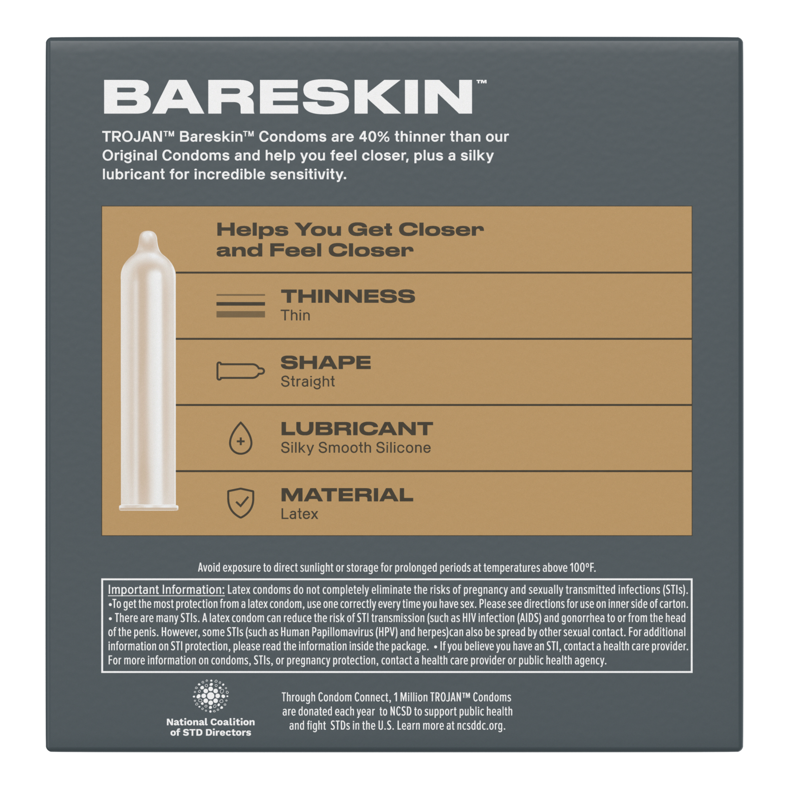 Trojan Bareskin Designed for a Closer Feel Thin Latex Lubricated Condoms,  24 Count | Giant Eagle | Because It Matters | Grocery Store & Pharmacy