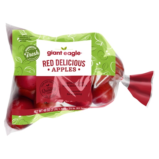 Giant Eagle Red Delicious Apples 3Lb | Giant Eagle | Because It