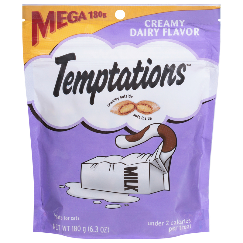 Temptations Treat for Cats, Creamy Dairy Flavor, Mega Giant
