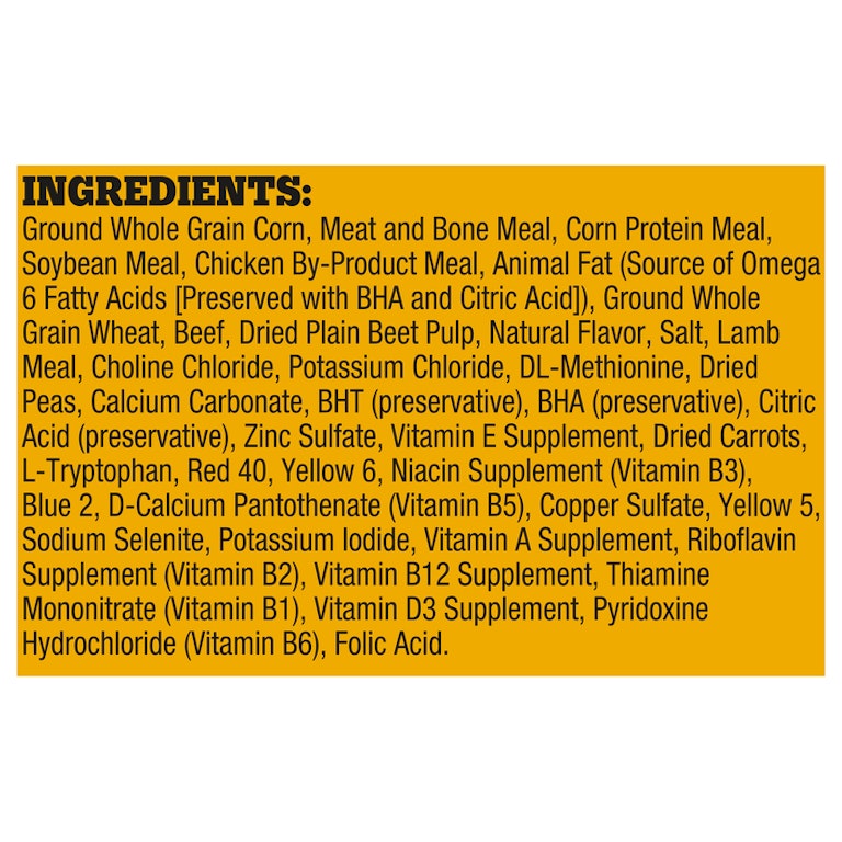 Pedigree High Protein Adult Dry Dog Food, Beef and Lamb Flavor, 18