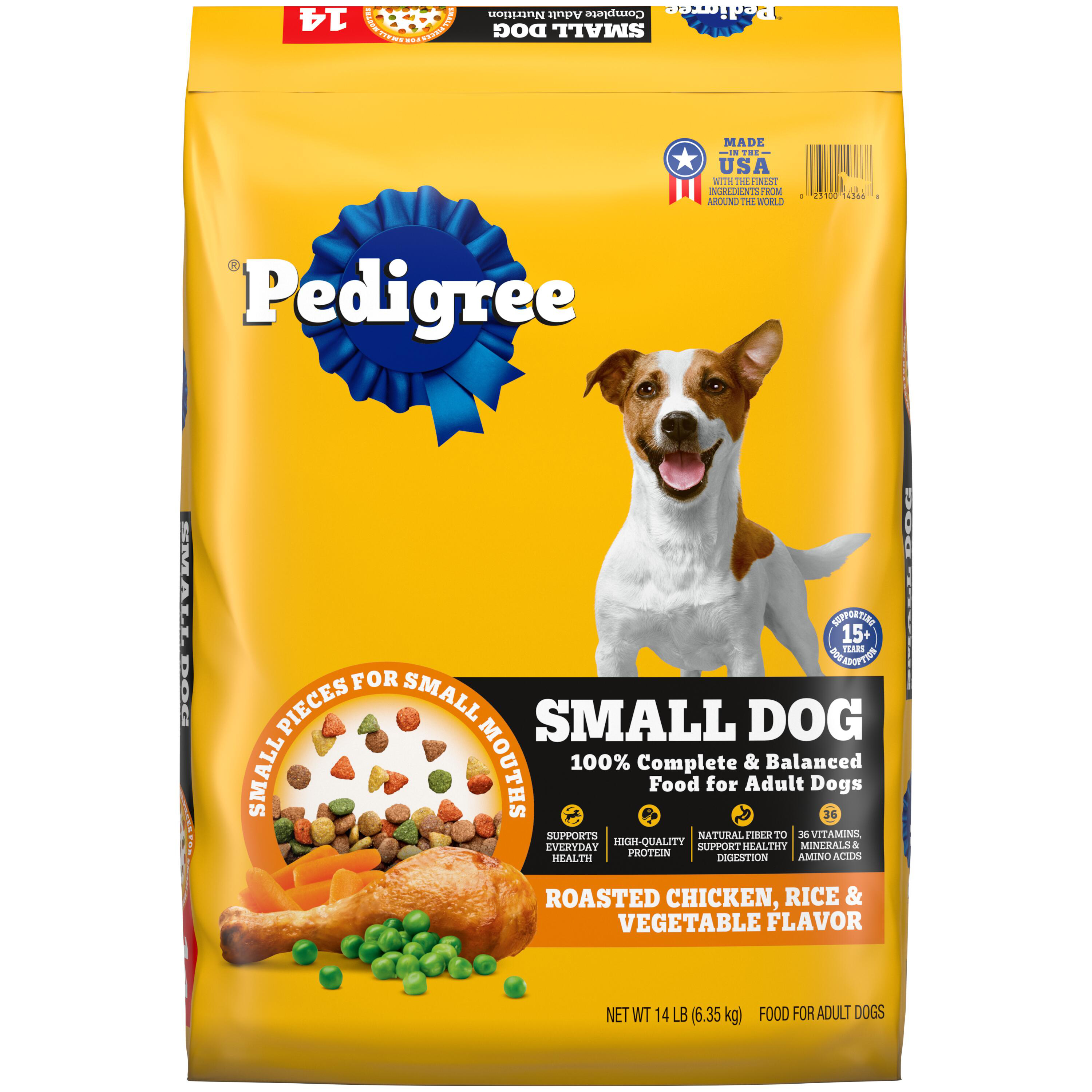 Pedigree Adult Small Dog Dry Dog Food, Roasted Chicken and