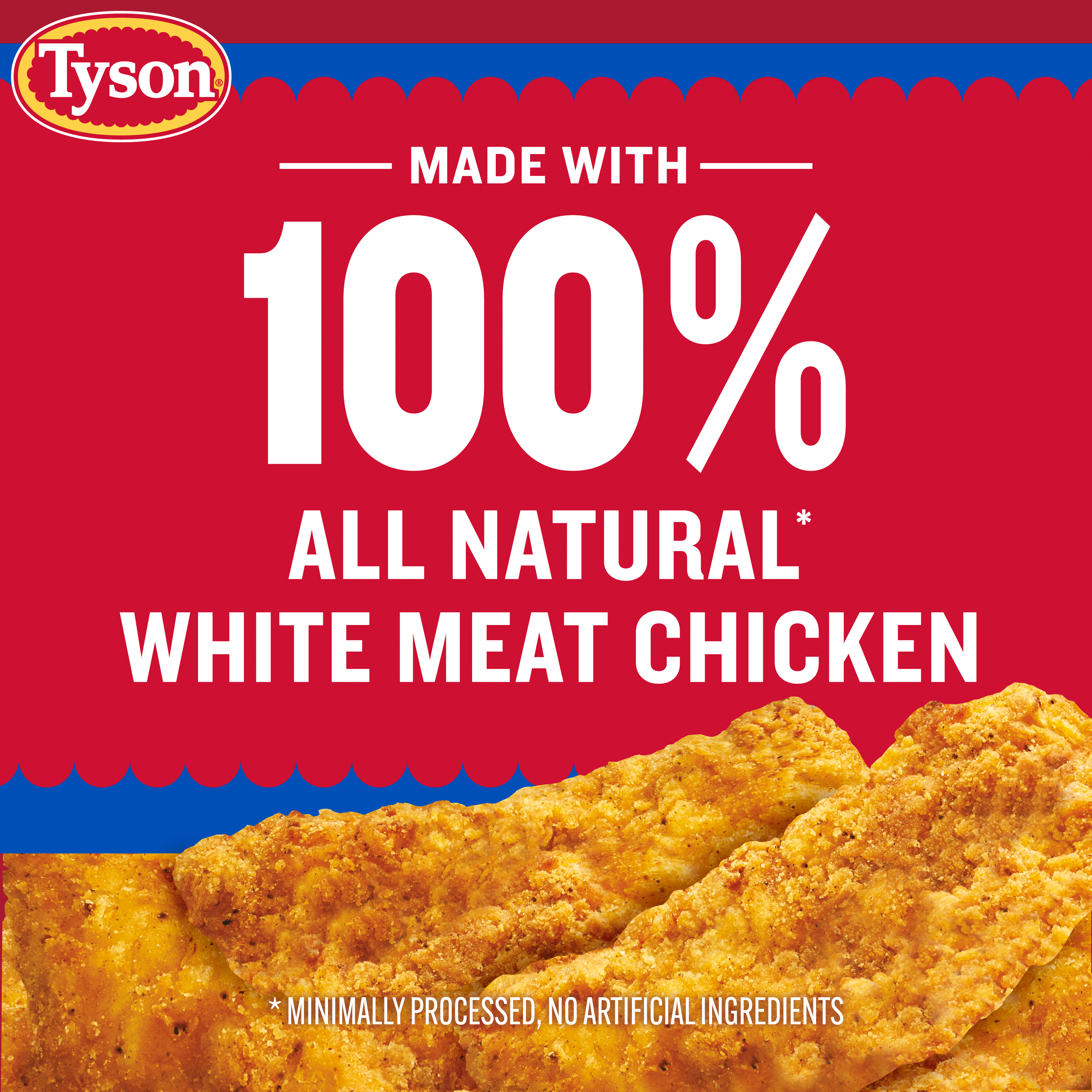Tyson Frozen Southern Style Chicken Breast Tenderloins Family Pack