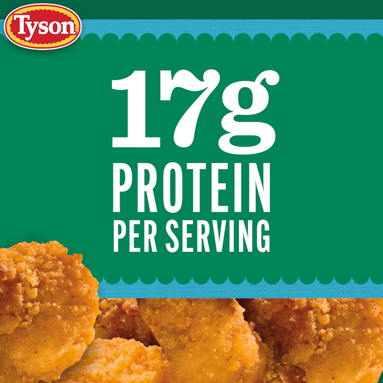 Tyson Frozen Lightly Breaded Boneless Chicken Bites, 20 oz Giant