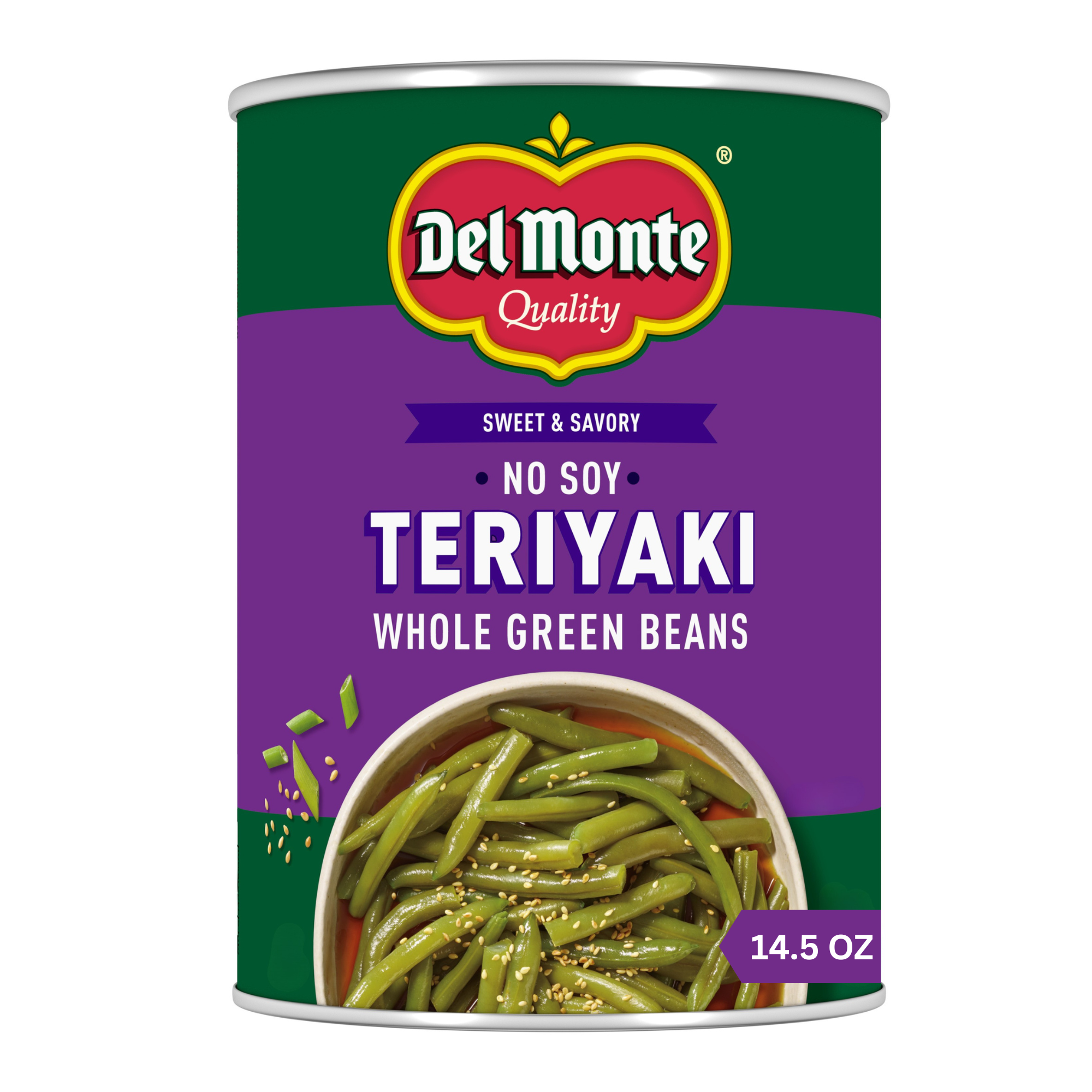Del Monte® No Soy Teriyaki Whole Green Beans, 14.5 Oz. Can | Giant