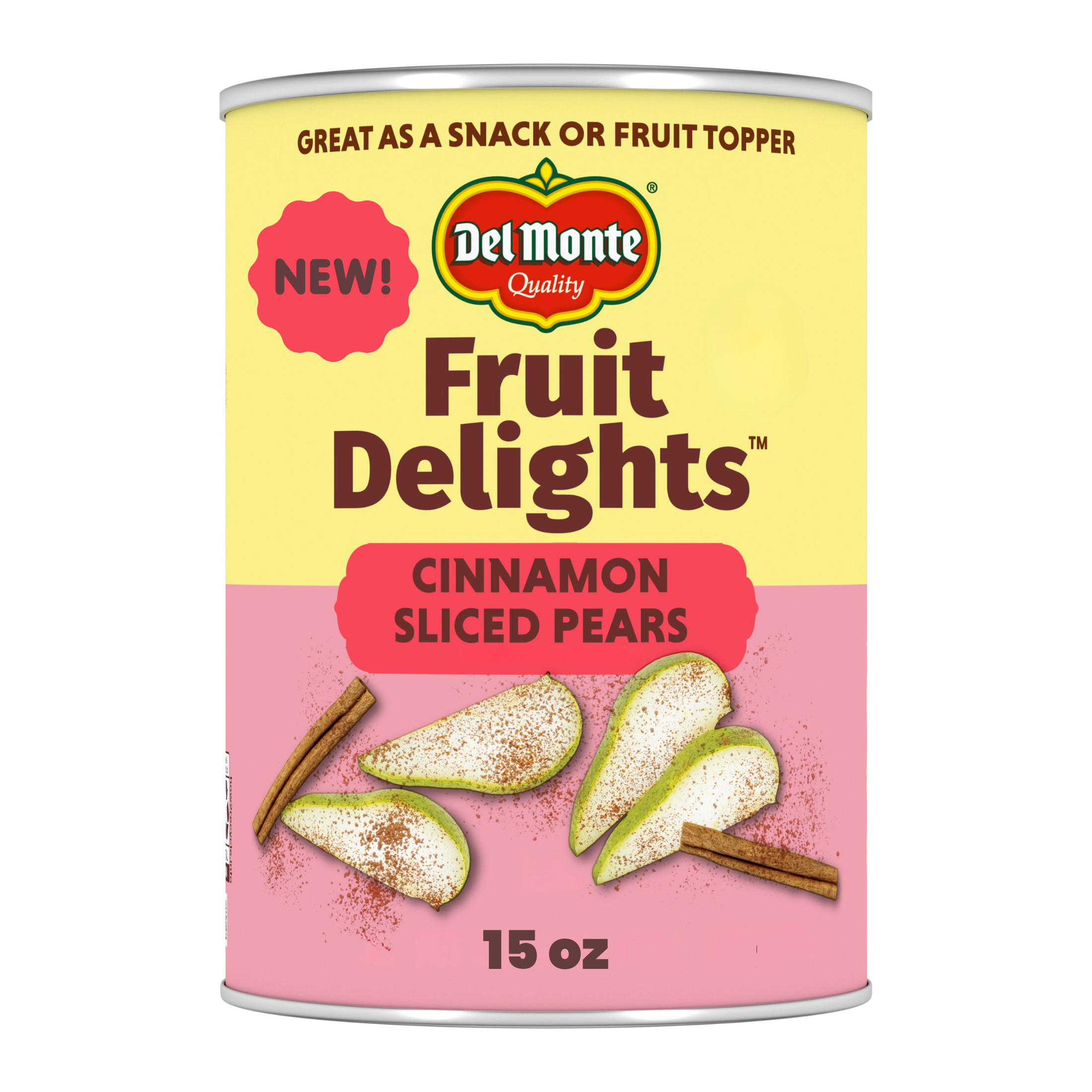 Del Monte Fruit Delights Sliced Pears with Cinnamon in Extra Light