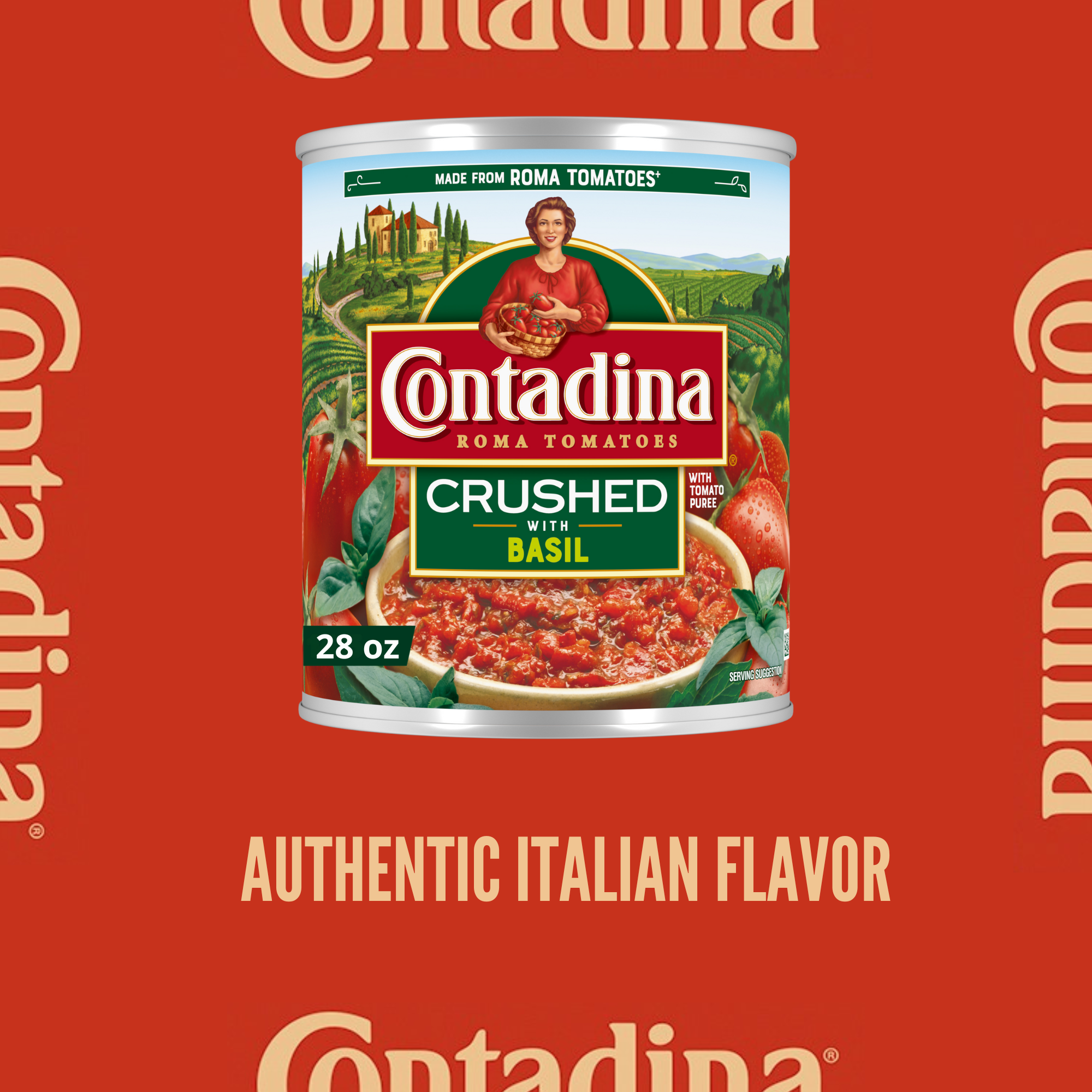 Contadina Crushed Tomatoes with Basil, 28 oz. Can | Giant Eagle