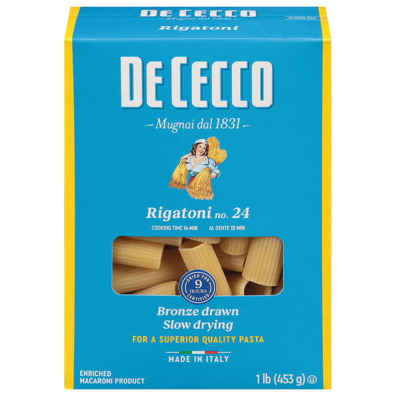 De Cecco Rigatoni, No. 24 | Giant Eagle | Because It Matters