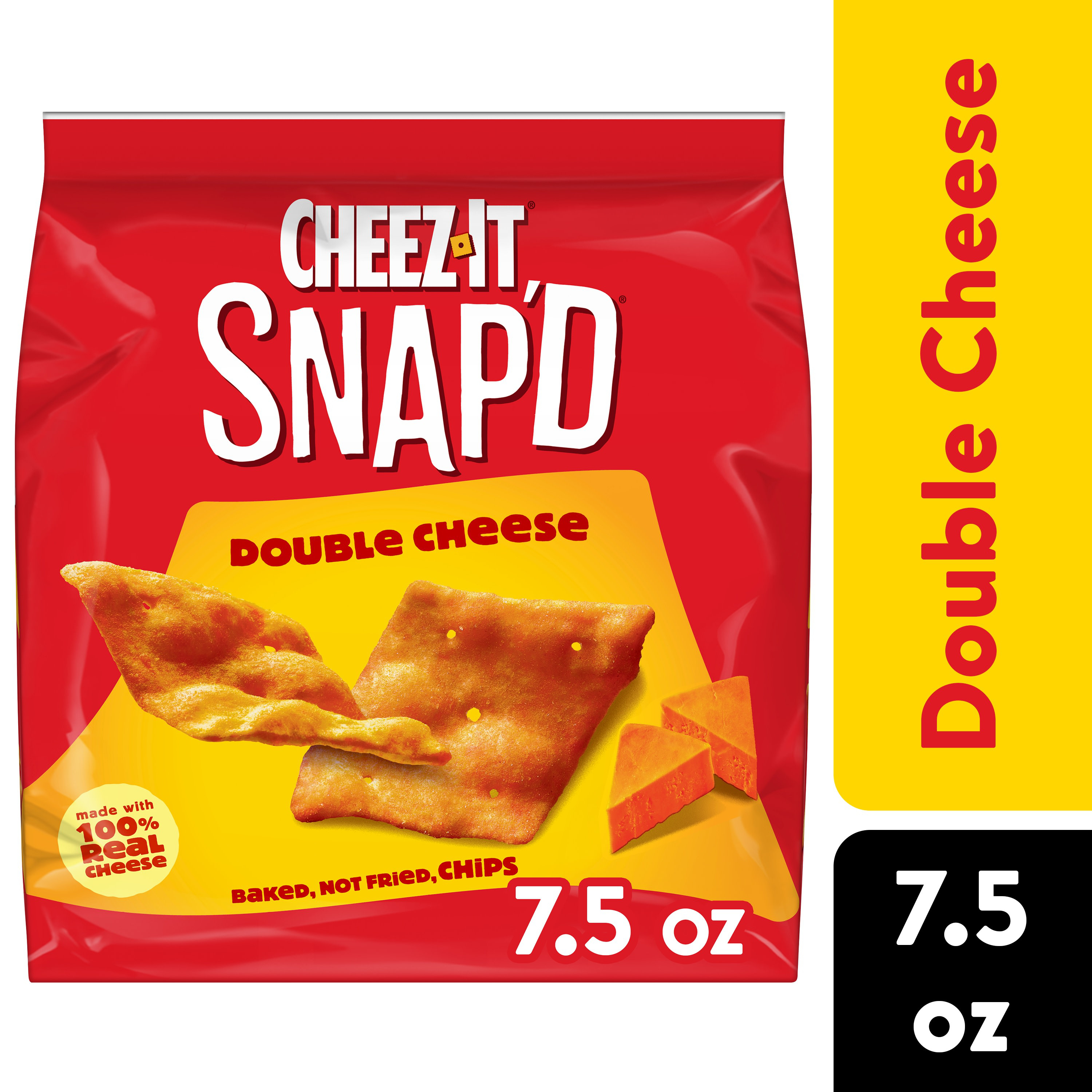 Cheez-It Snap'd Cheesy Baked Chips Cheddar Sour Cream and Onion
