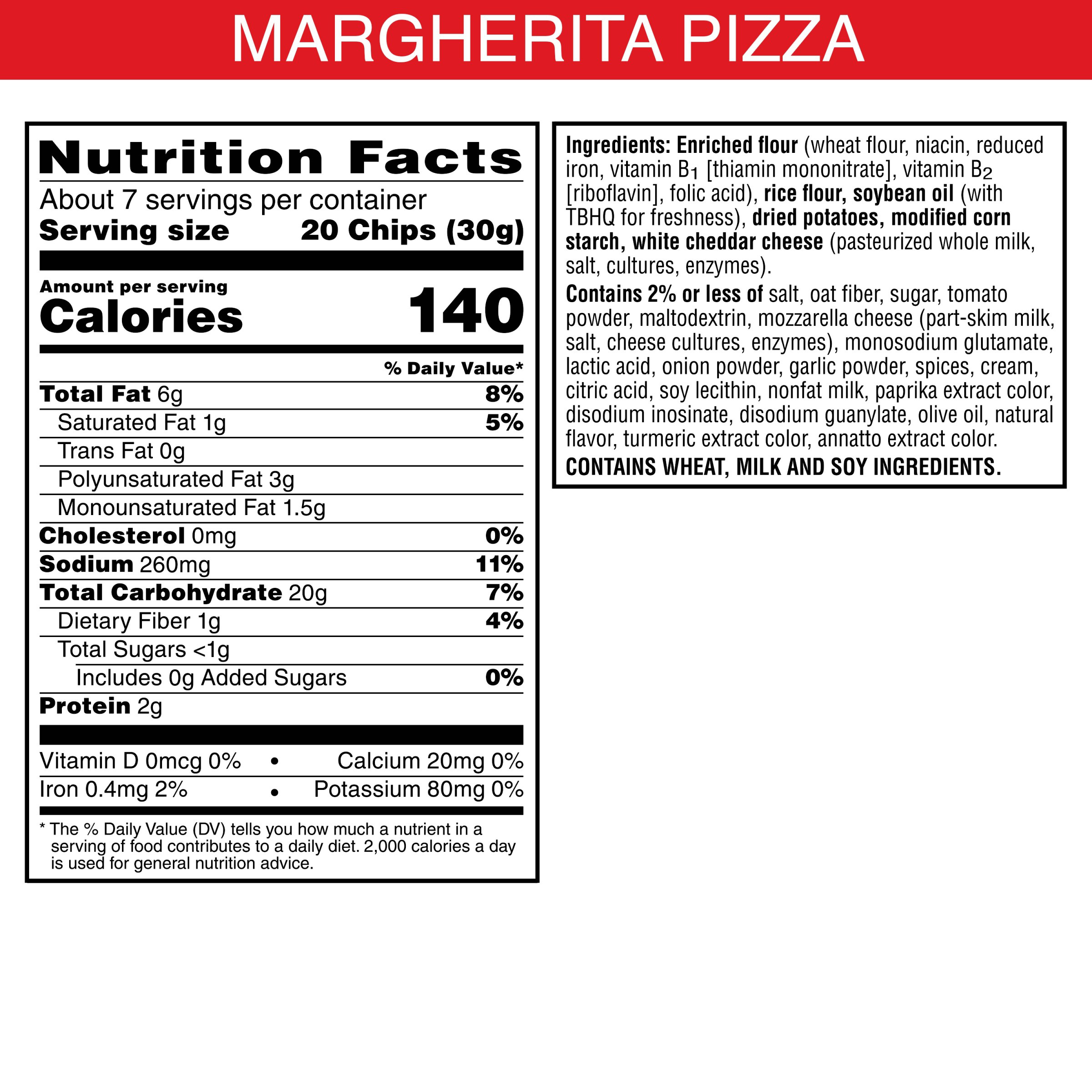 Cheez-It Snap'd Cheesy Baked Chips Margherita Pizza, Extra Crunchy