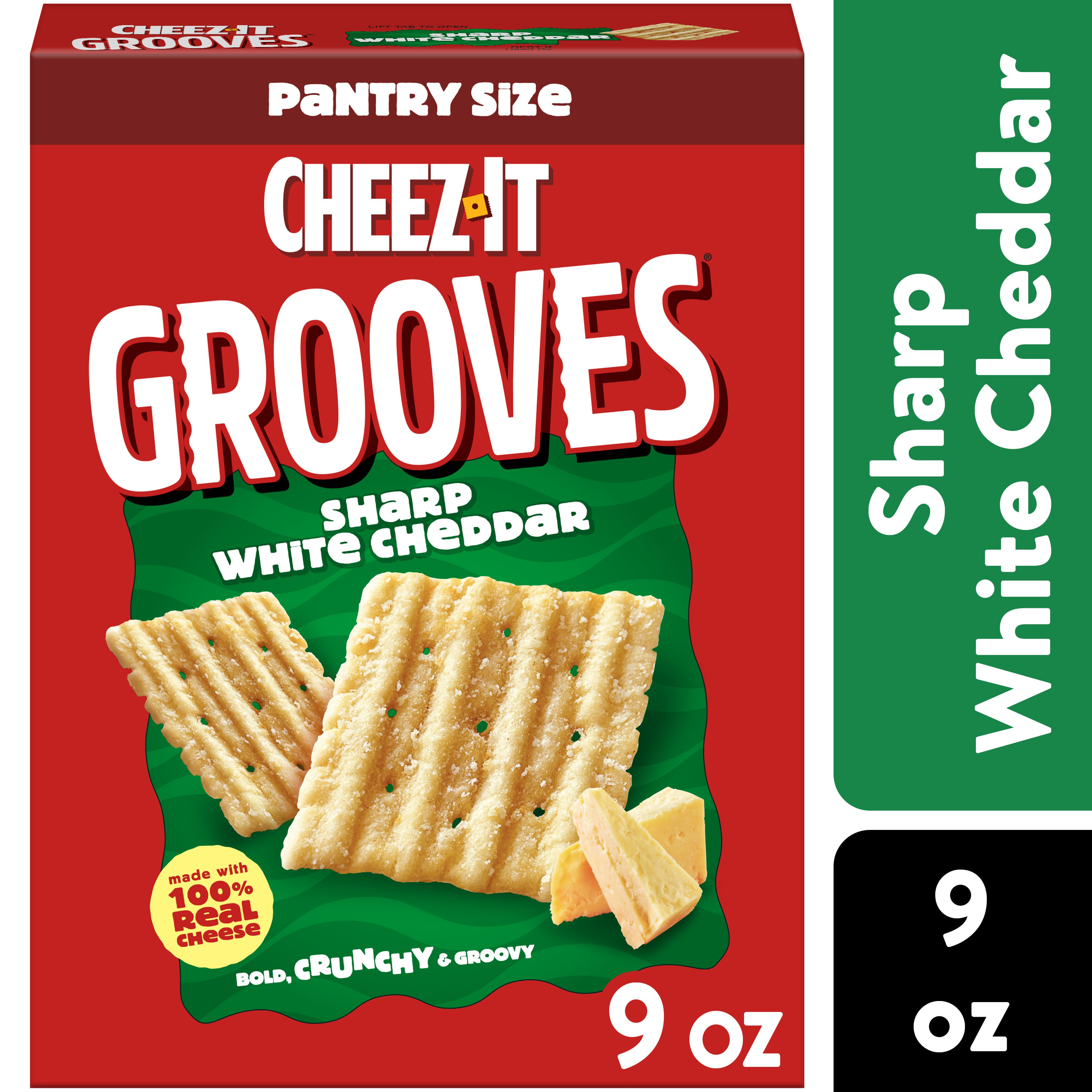 Cheez-It Snap'd Cheese Cracker Chips Cheddar Sour Cream and