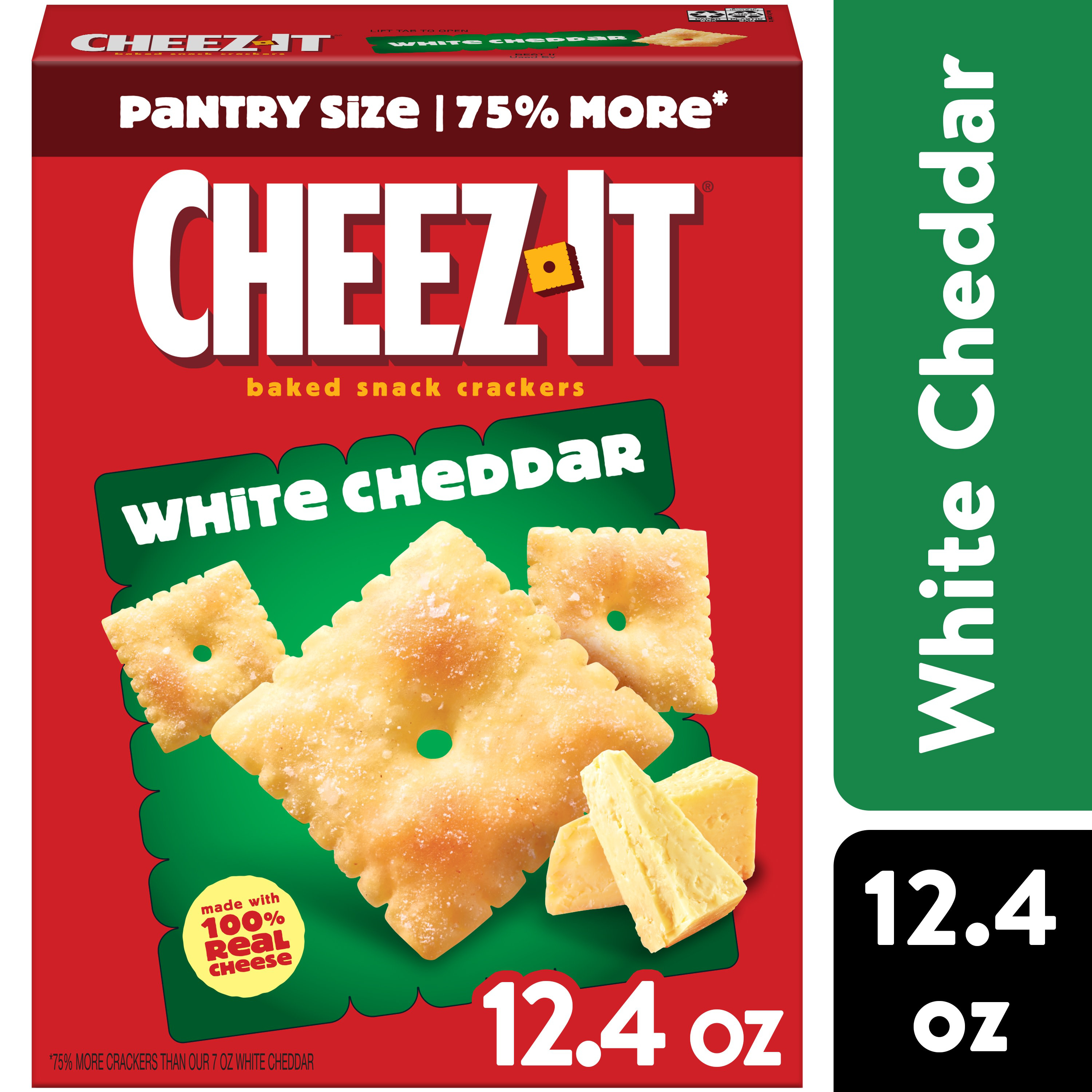 Cheez-It Grooves Crunchy Cheese Crackers Sharp White Cheddar