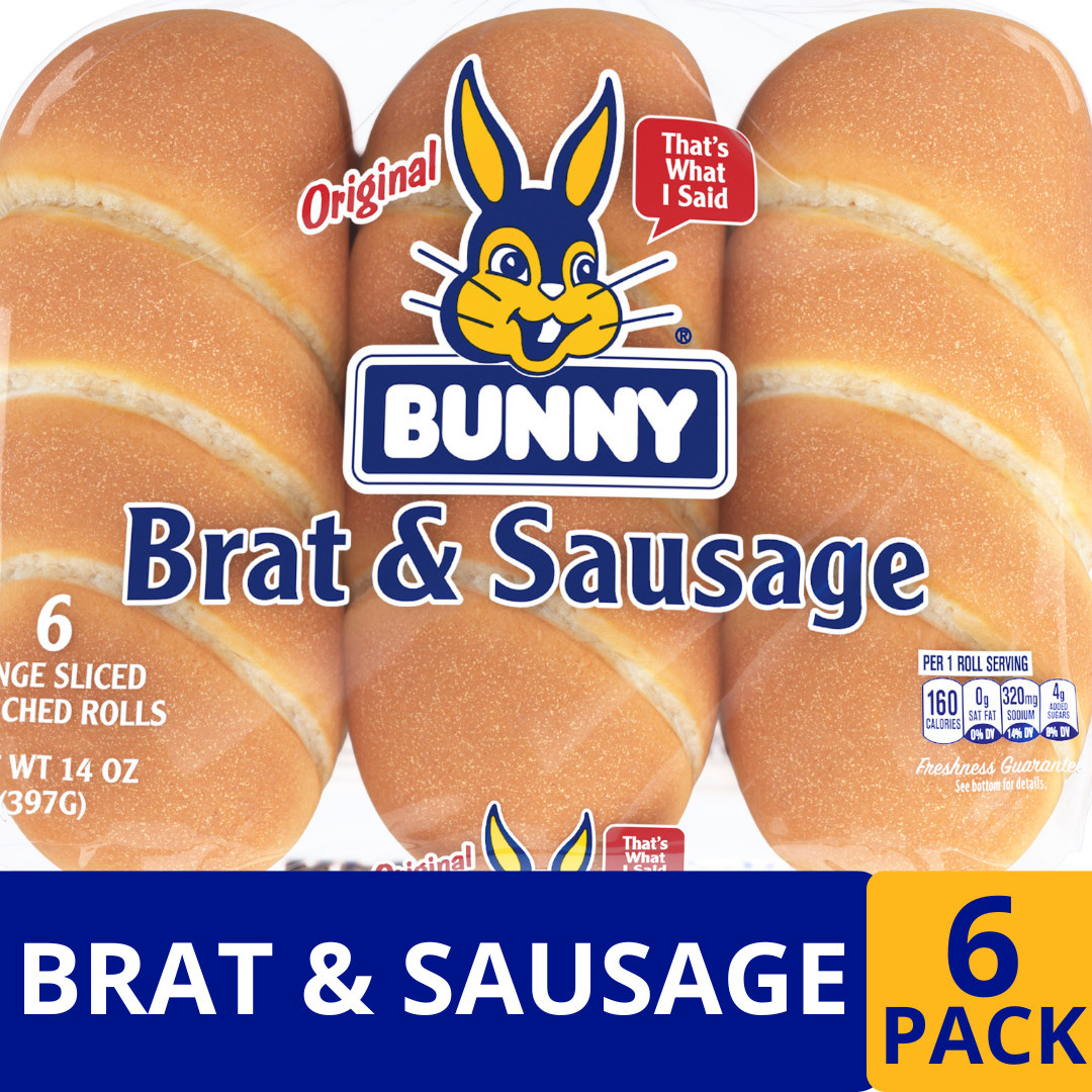 ジグソーパズル bun bun Bunny White Brat & Sausage Rolls, 14 oz, 6 Count | Giant Eagle