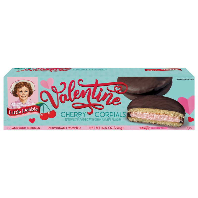 Little Debbie Valentine Cherry Cordials Sandwich Cookies | Giant