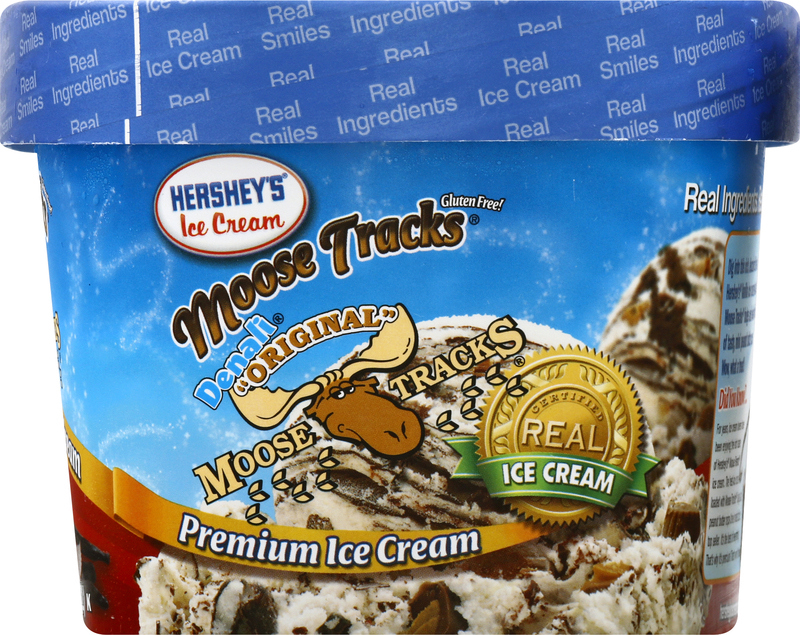 Hersheys Ice Cream Ice Cream, Premium, Moose Tracks | Giant Eagle
