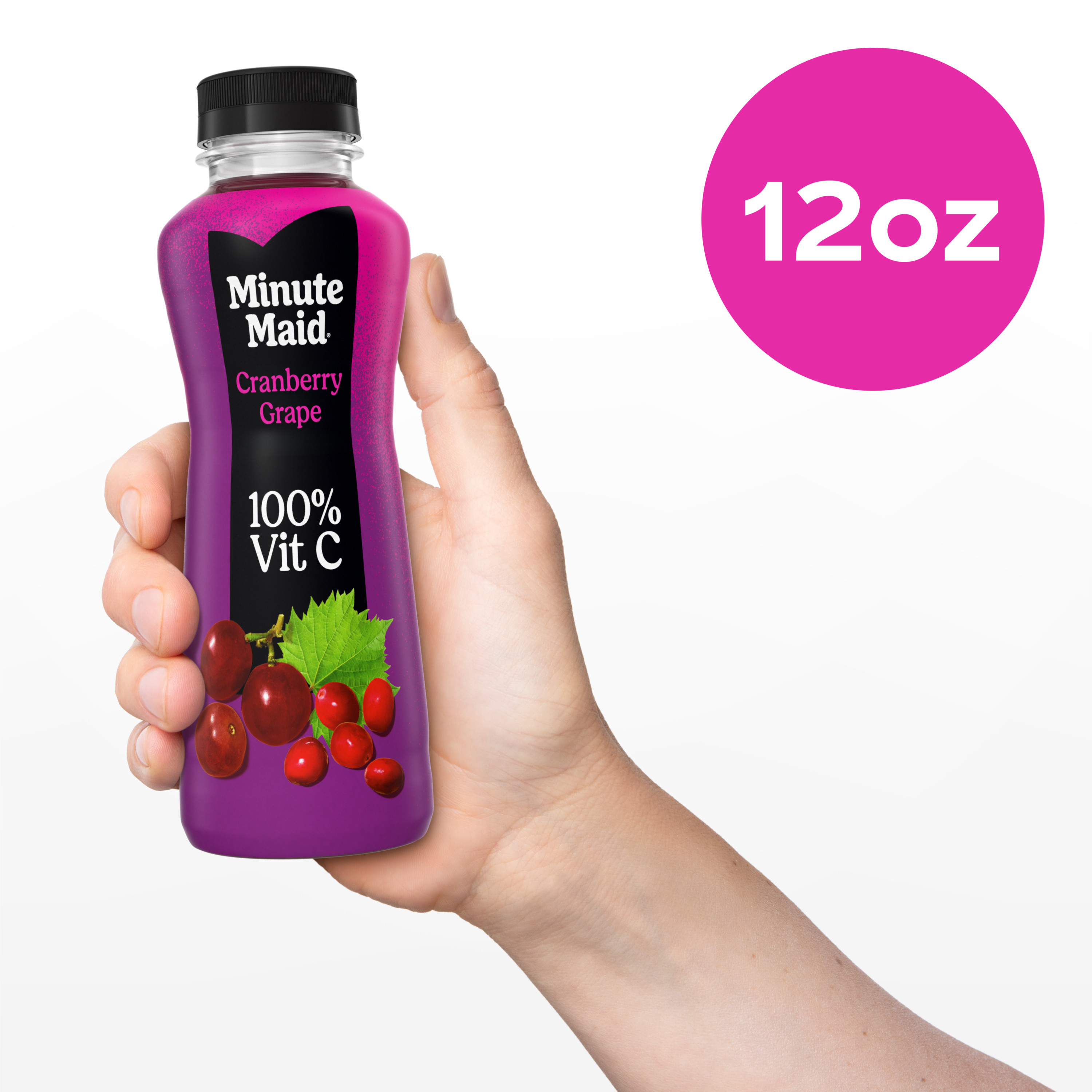 Minute Maid Cranberry Grape Juice Drink Bottle, 12 Fl Oz | Giant
