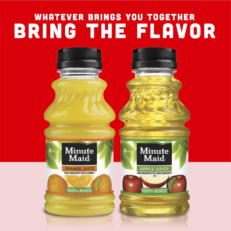 Minute Maid Apple Juice with vitamin C, Fruit Juice Drink, 10 fl