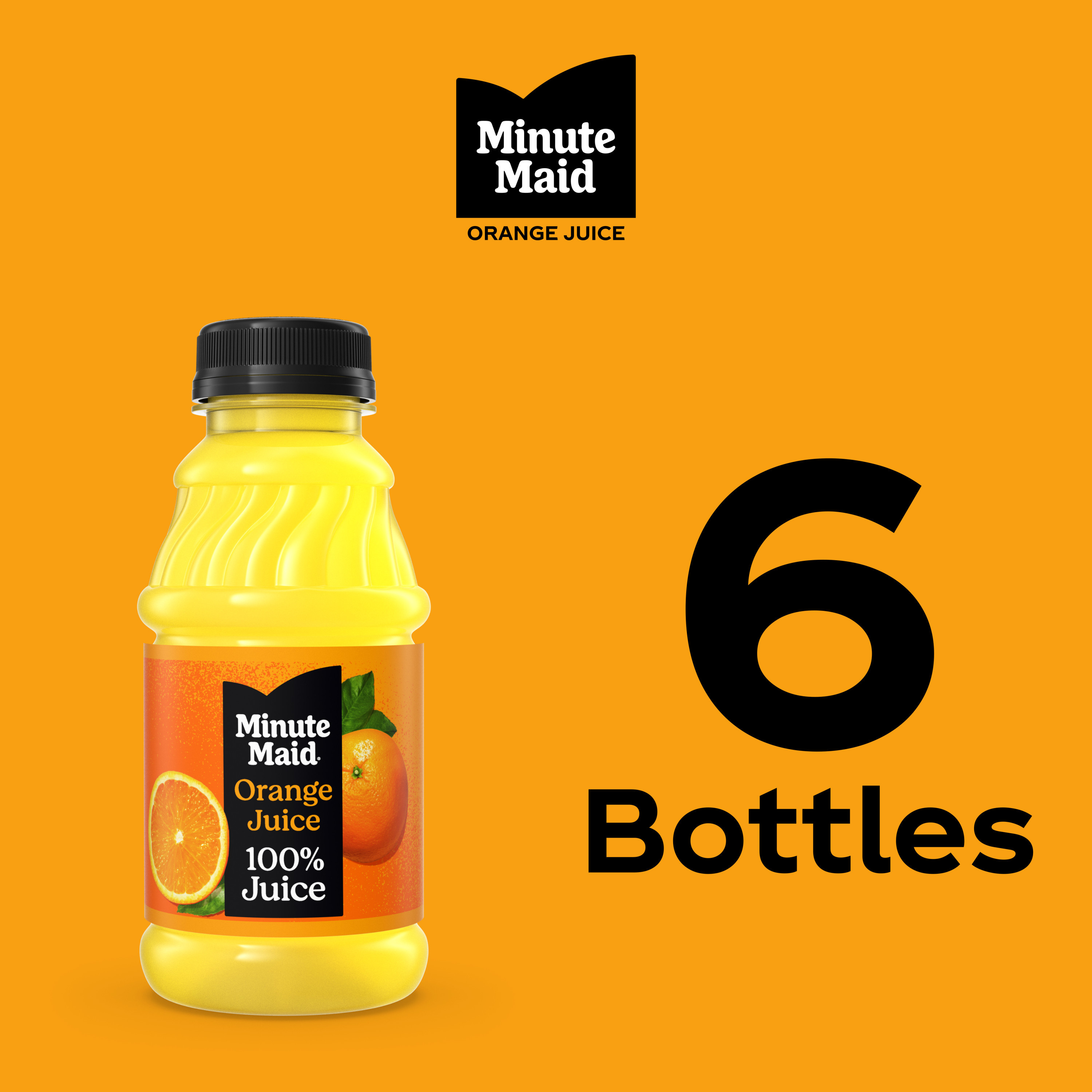 Minute Maid Orange Juice Bottles, 10 Fl Oz, 6 Pack | Giant Eagle