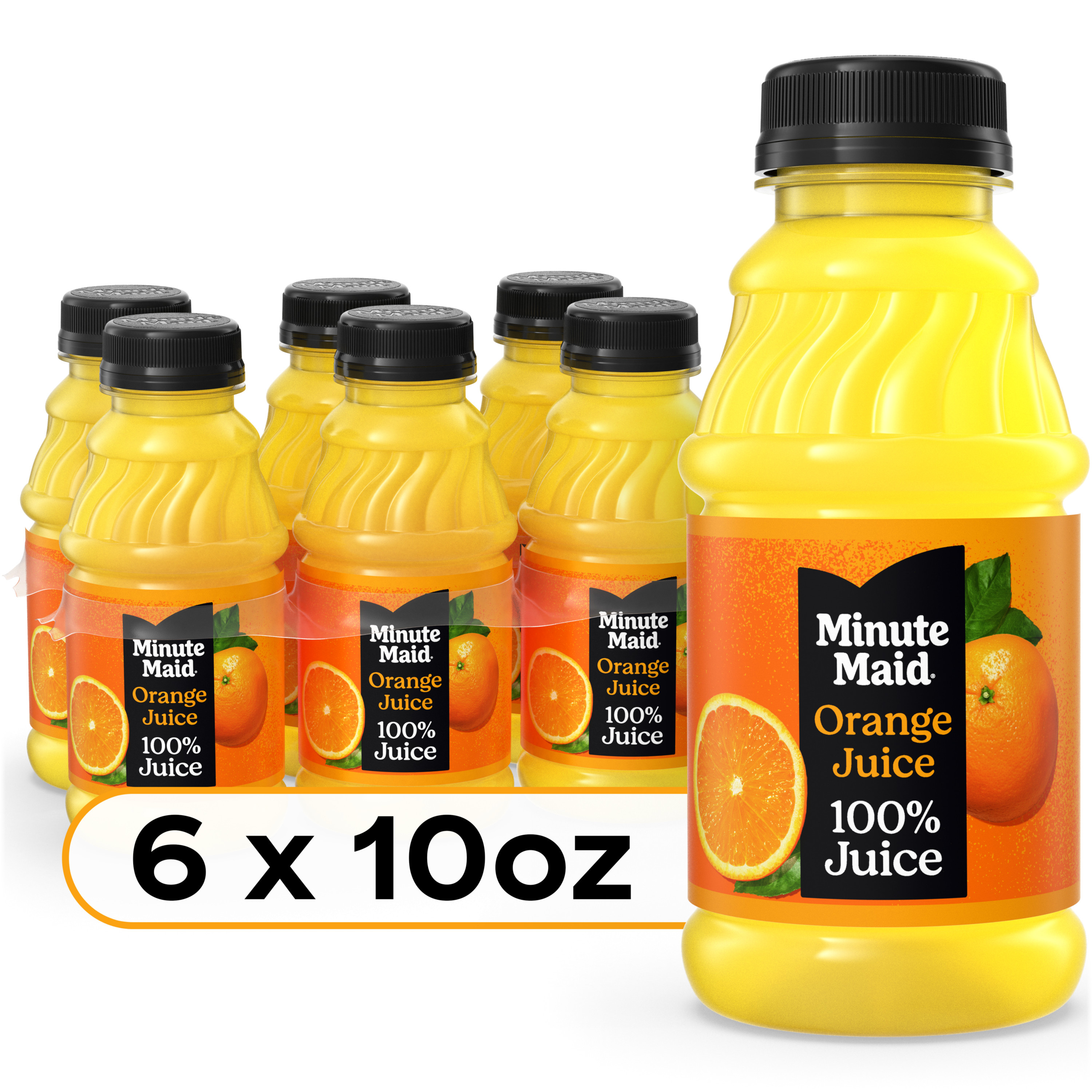 Minute Maid Orange Juice Bottles, 10 Fl Oz, 6 Pack | Giant Eagle