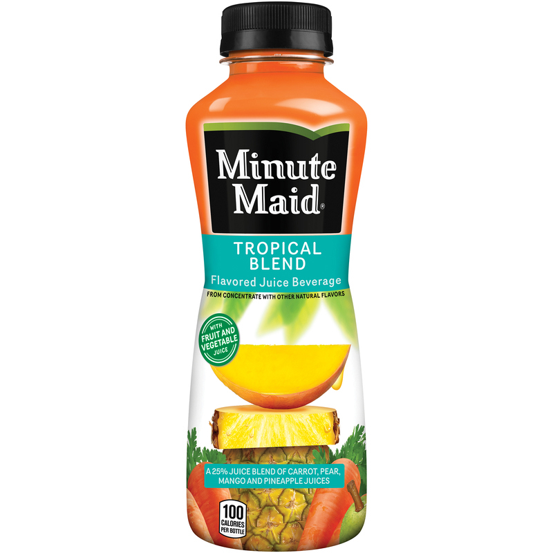 Minute Maid Tropical Blend, Fruit and Vegetable Juice Drink, 12 fl