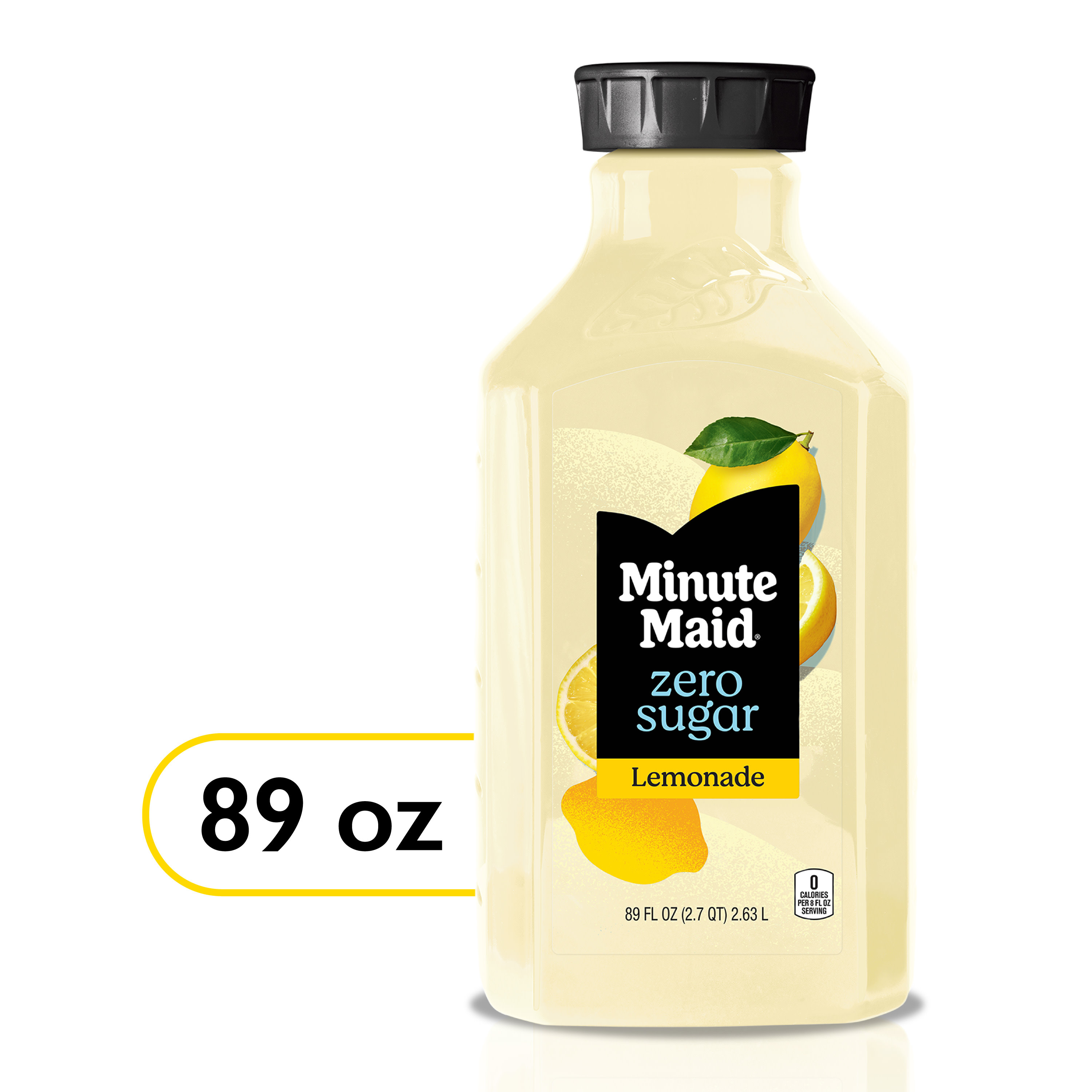 Minute Maid Zero Sugar Lemonade Bottle, 89 fl oz | Giant Eagle