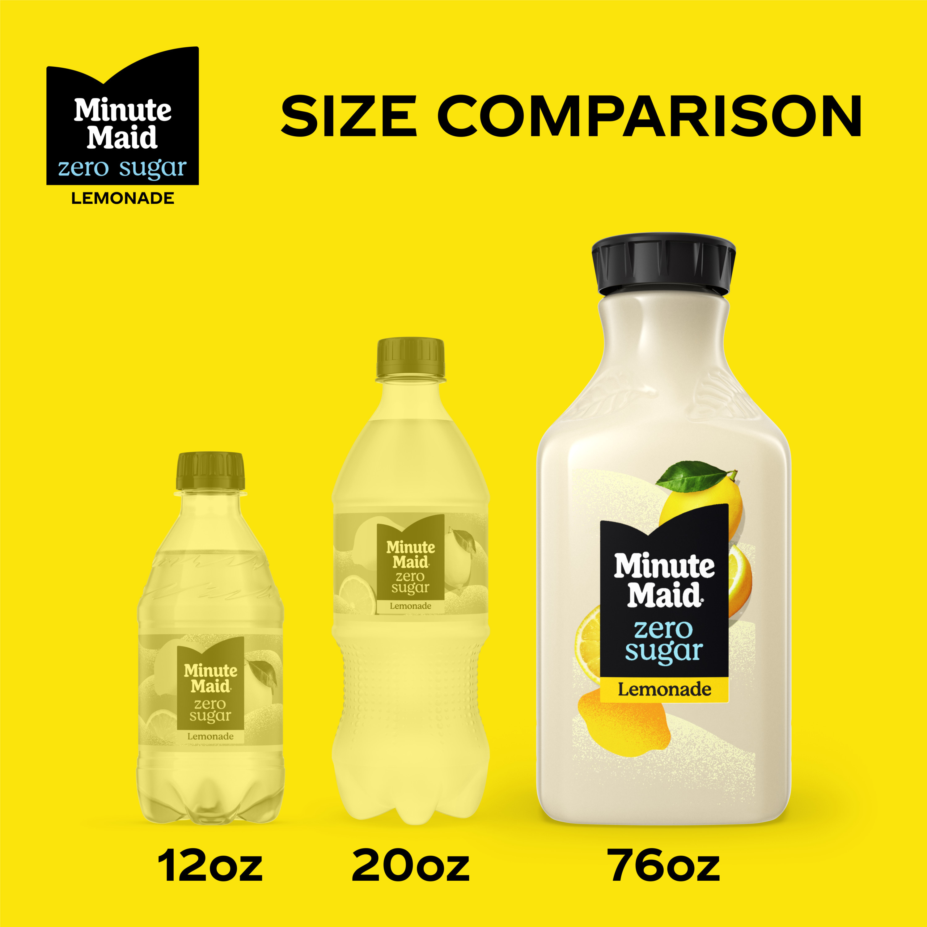 Tampico Zero Sugar Minute Maid Light Lemonade side-by-side comparison