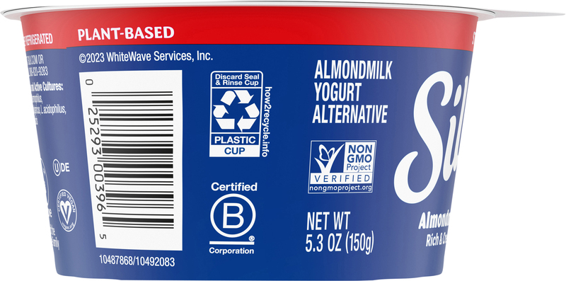 Silk Strawberry Dairy Free, Almond Milk Yogurt Alternative, Rich