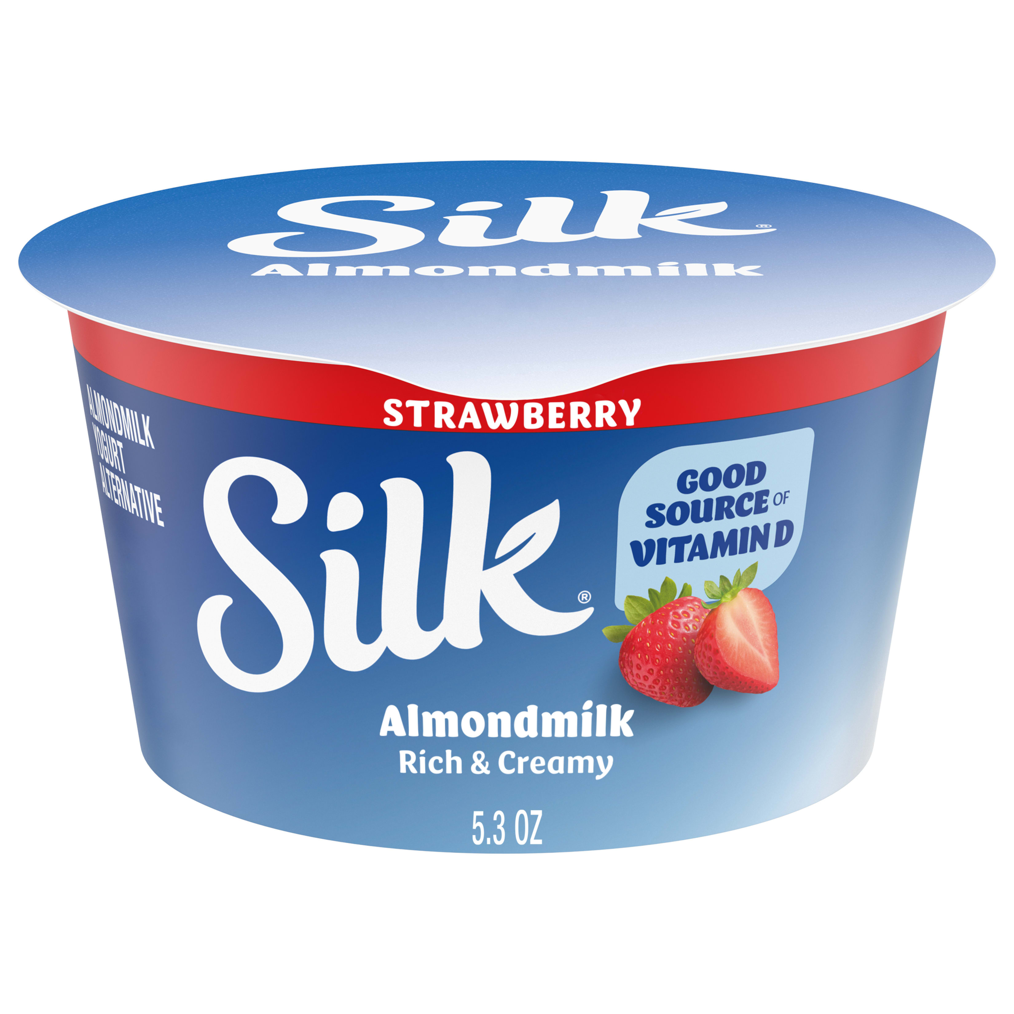 Silk Dairy Free Vanilla Almond Milk Yogurt Alternative, Plant
