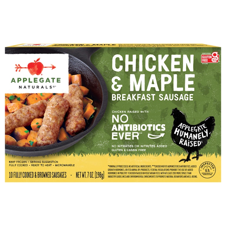 Applegate Naturals Chicken & Maple Breakfast Sausage | Giant Eagle Applegate Naturals Chicken & Maple Breakfast Sausage | Giant Eagle