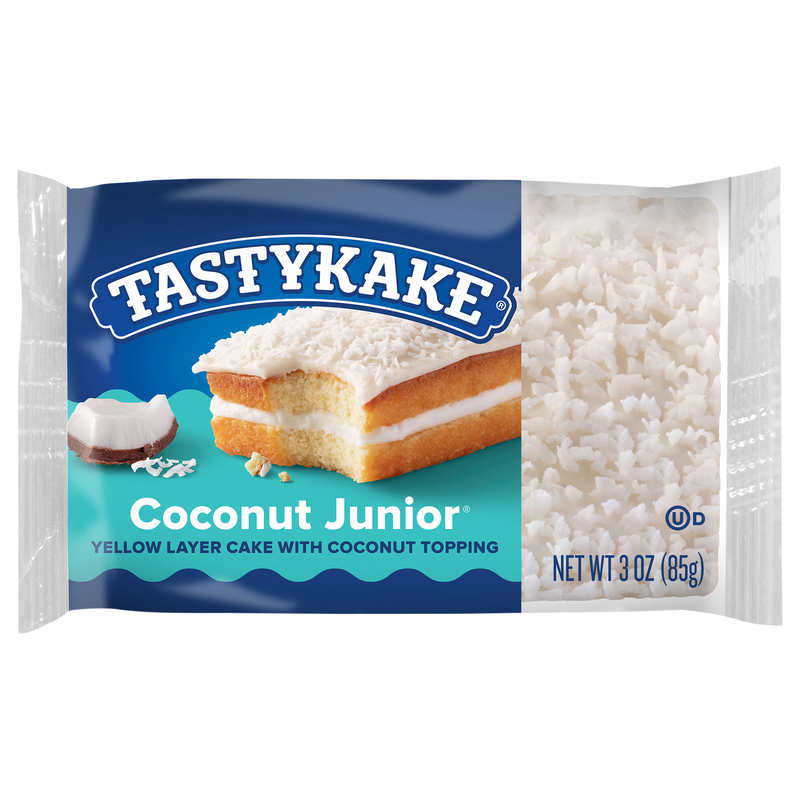 Tastykake Koffee Kake Junior Yellow Cake with Crumb Topping
