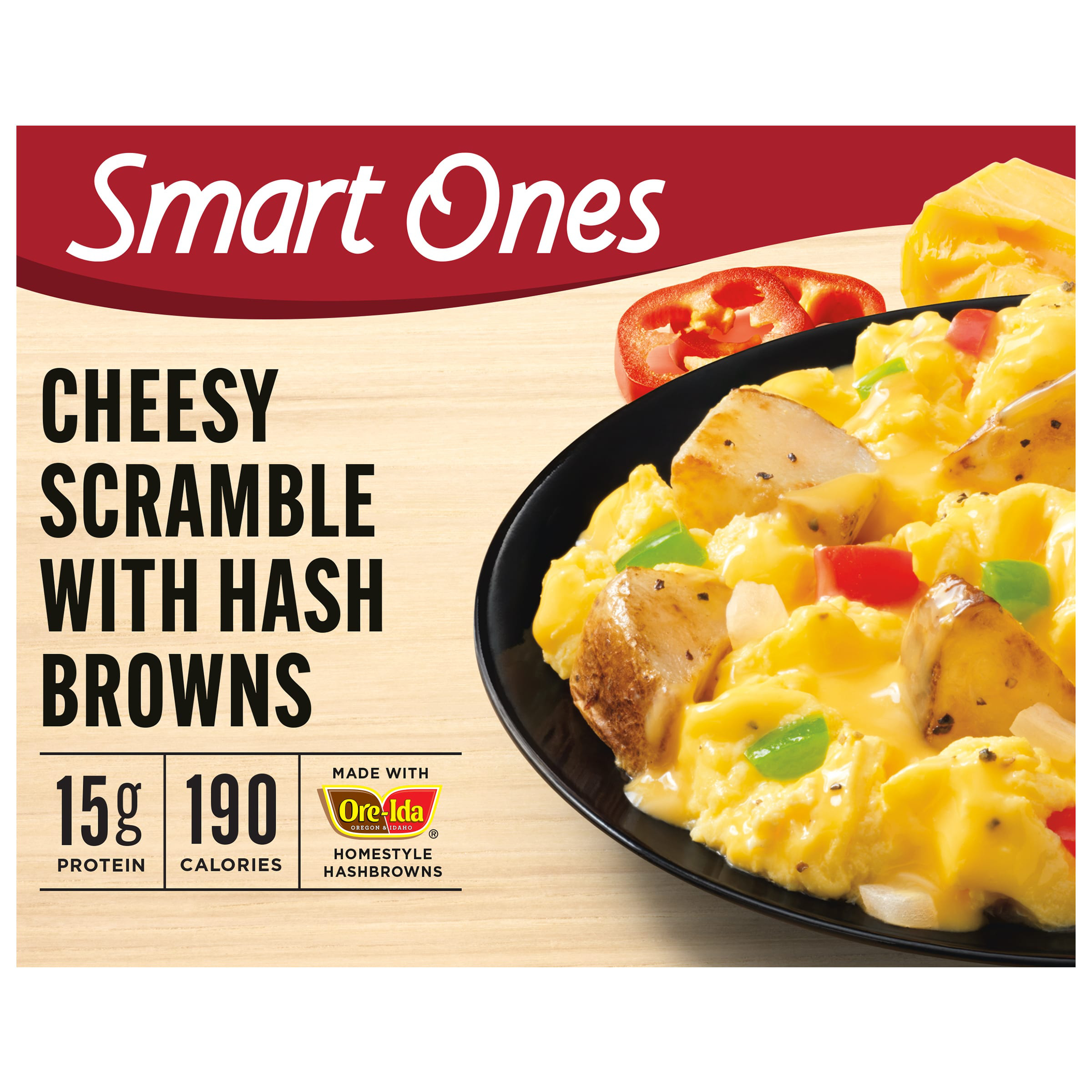 Smart Ones Cheesy Scramble with Hash Browns Frozen Meal, 6.49 oz