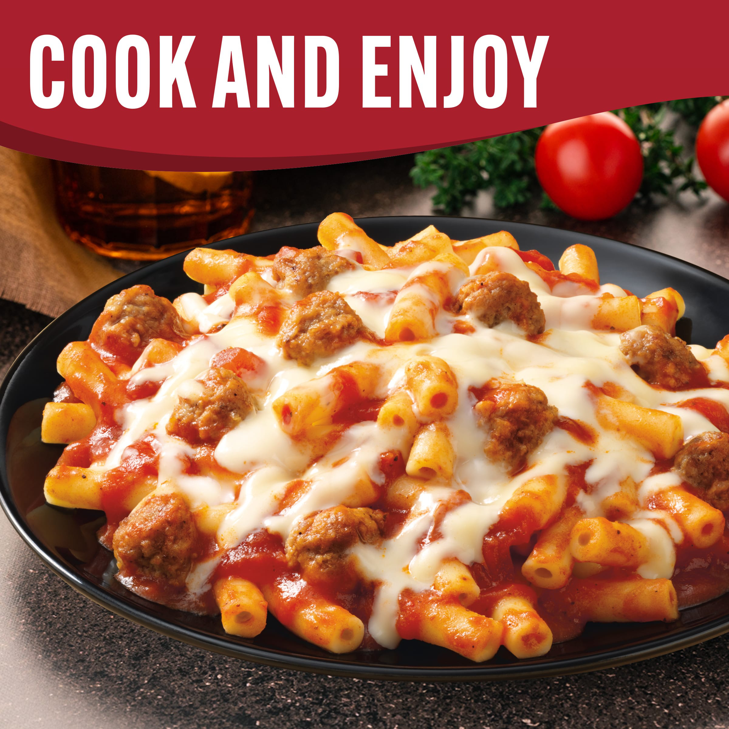 Smart Ones Three Cheese Ziti with Meatballs Frozen Meal 9 oz Box