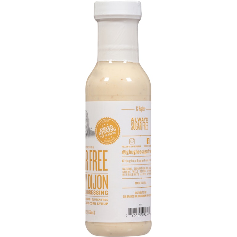 G Hughes Sugar Free Honey Dijon Flavored Dressing | Giant Eagle | Because It Matters | Grocery Store & Pharmacy G Hughes Sugar Free Honey Dijon Flavored Dressing | Giant Eagle | Because It Matters | Grocery Store & Pharmacy