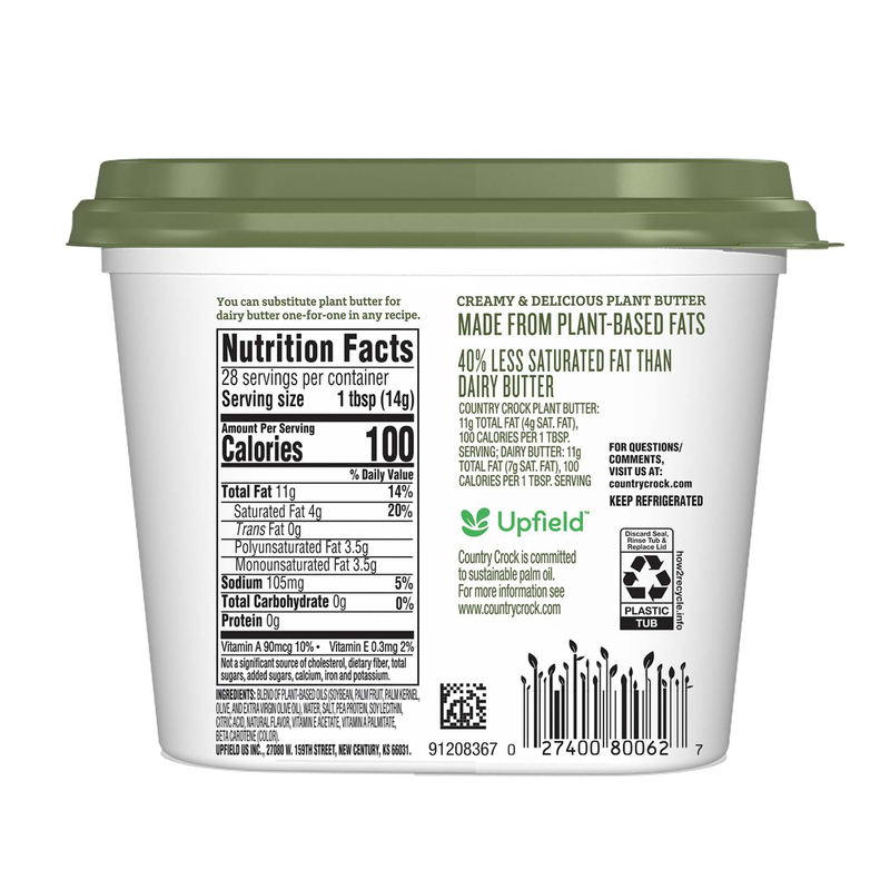 Country Crock Dairy Free Plant Butter with Olive Oil | Giant Eagle