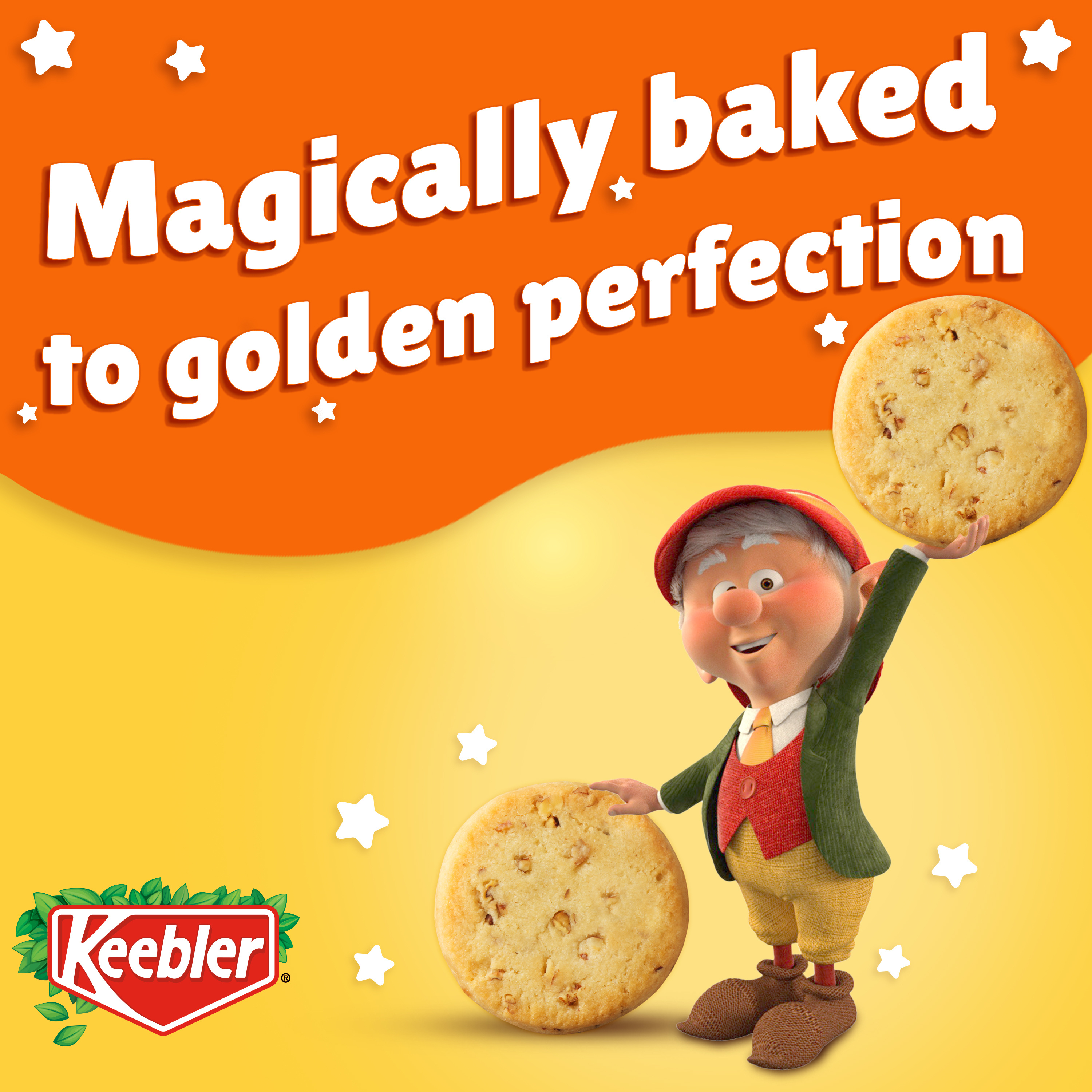 Keebler Sandies Pecan Cookies, Shortbread Cookies with Crunchy