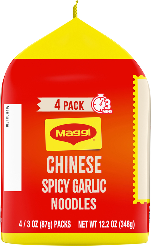 Maggi Chinese Spicy Garlic Noodles, Instant Noodles, 3 min, Medium