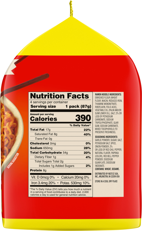 Maggi Chinese Spicy Garlic Noodles, Instant Noodles, 3 min, Medium