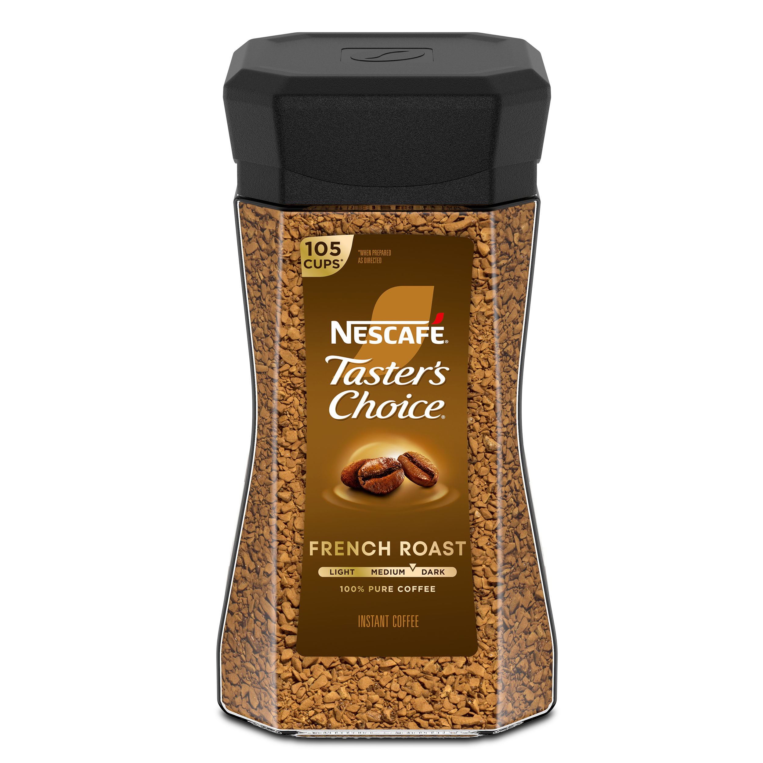 NESCAFÉ Taster's Choice Instant Coffee, Dark Roast Coffee, French