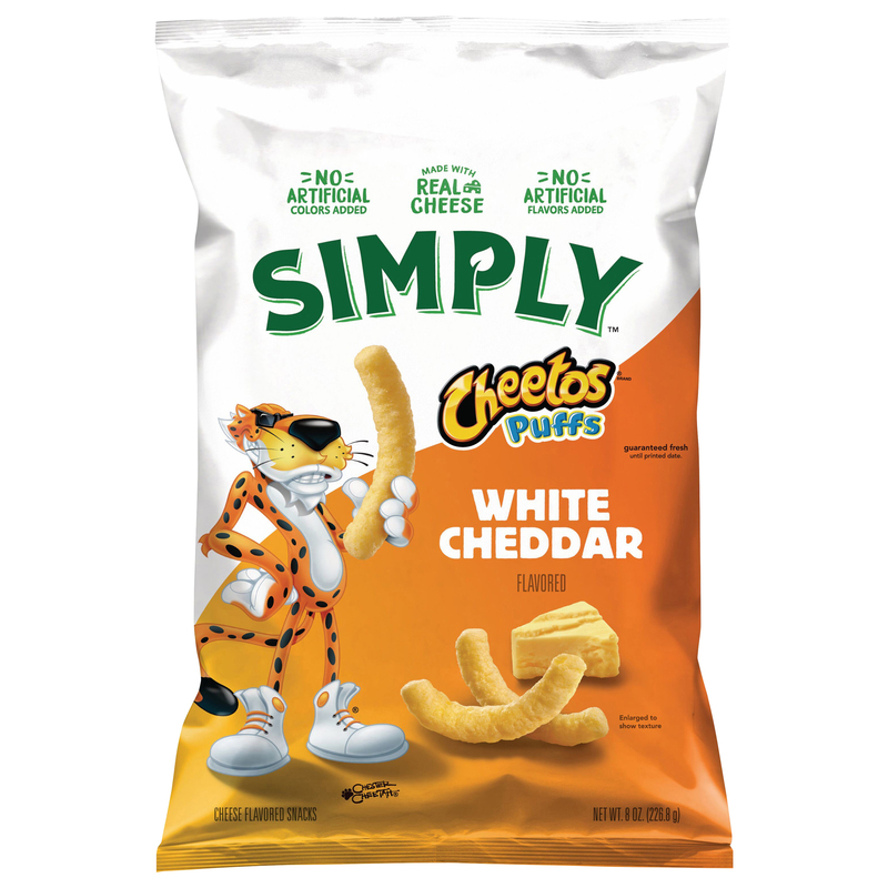 Simply White Cheddar Flavored Puffs | Giant Eagle | Because It